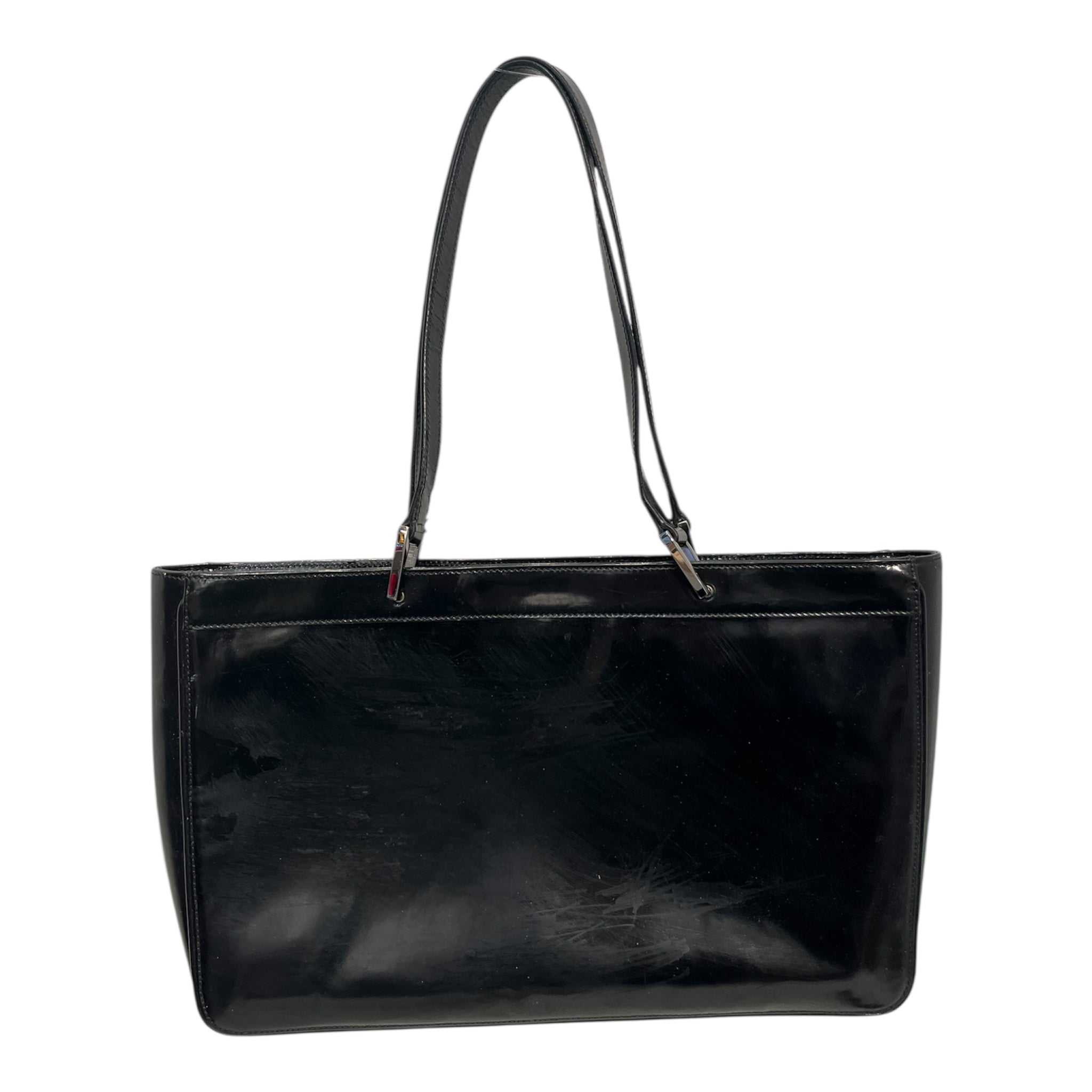 GUCCI/Hand Bag/Leather/BLK/001998 JACKIE PATENT LEATHER view 2