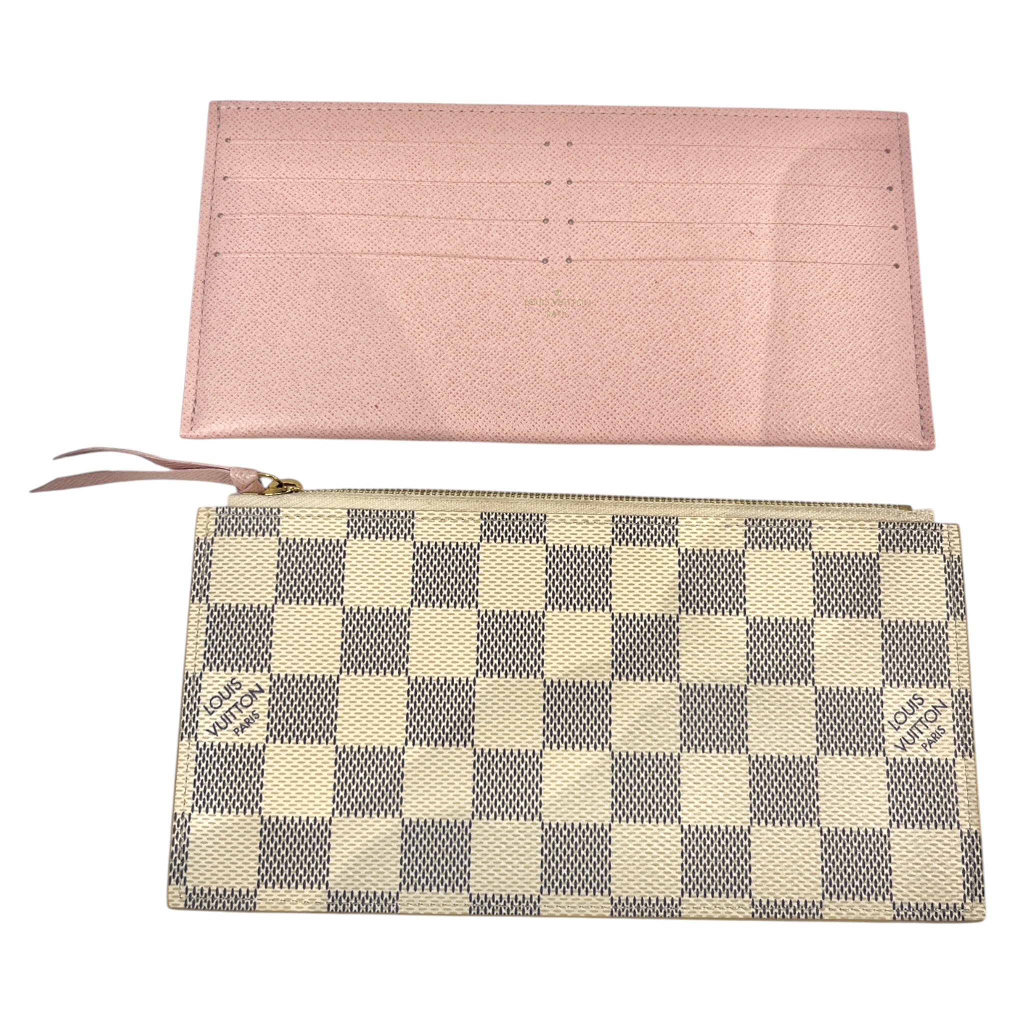 LOUIS VUITTON/Clutch Bag/Plaid/Leather/MLT/Damiez Azur Pochette Felicie view 6