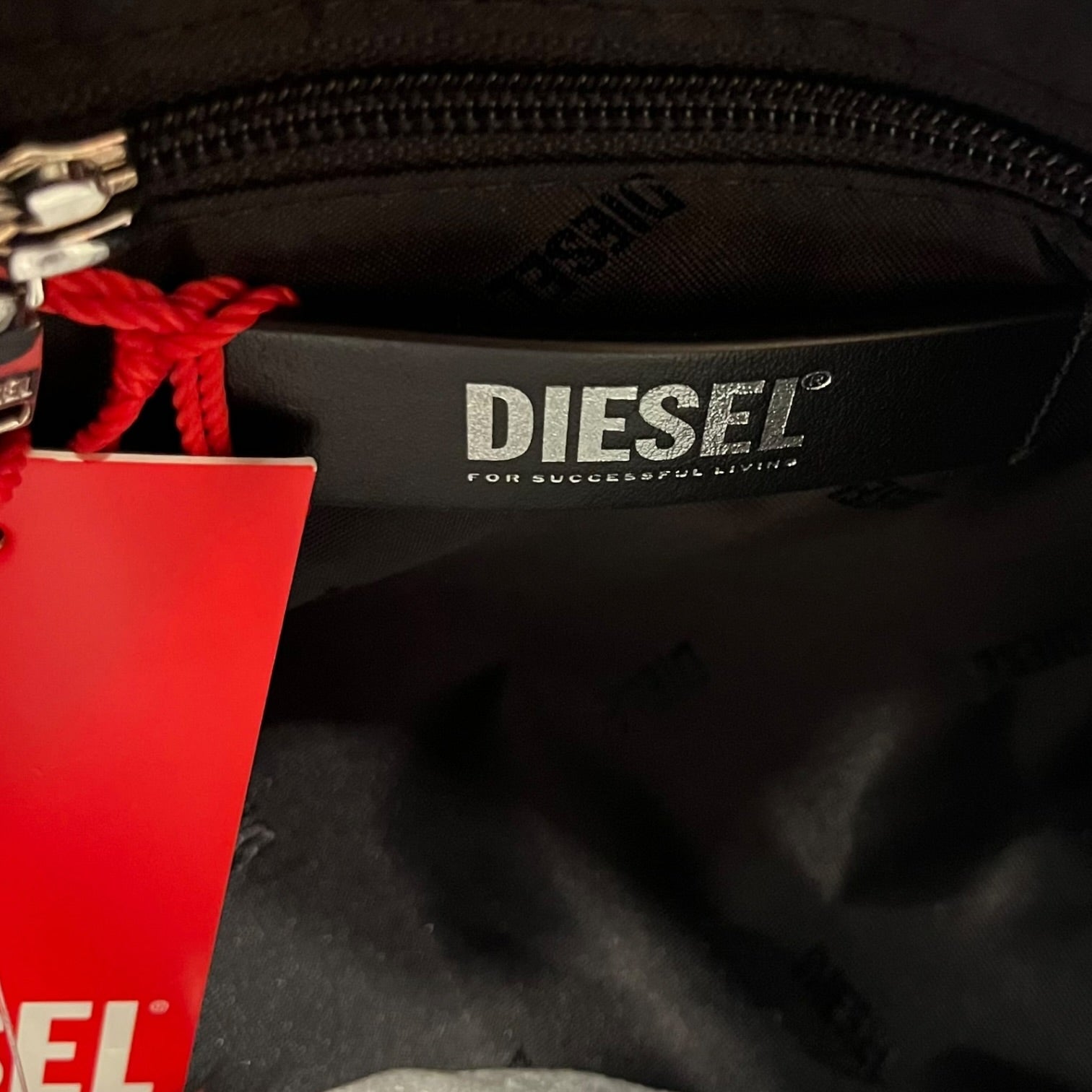 DIESEL/Hand Bag/Leather/BLK/top handle view 6
