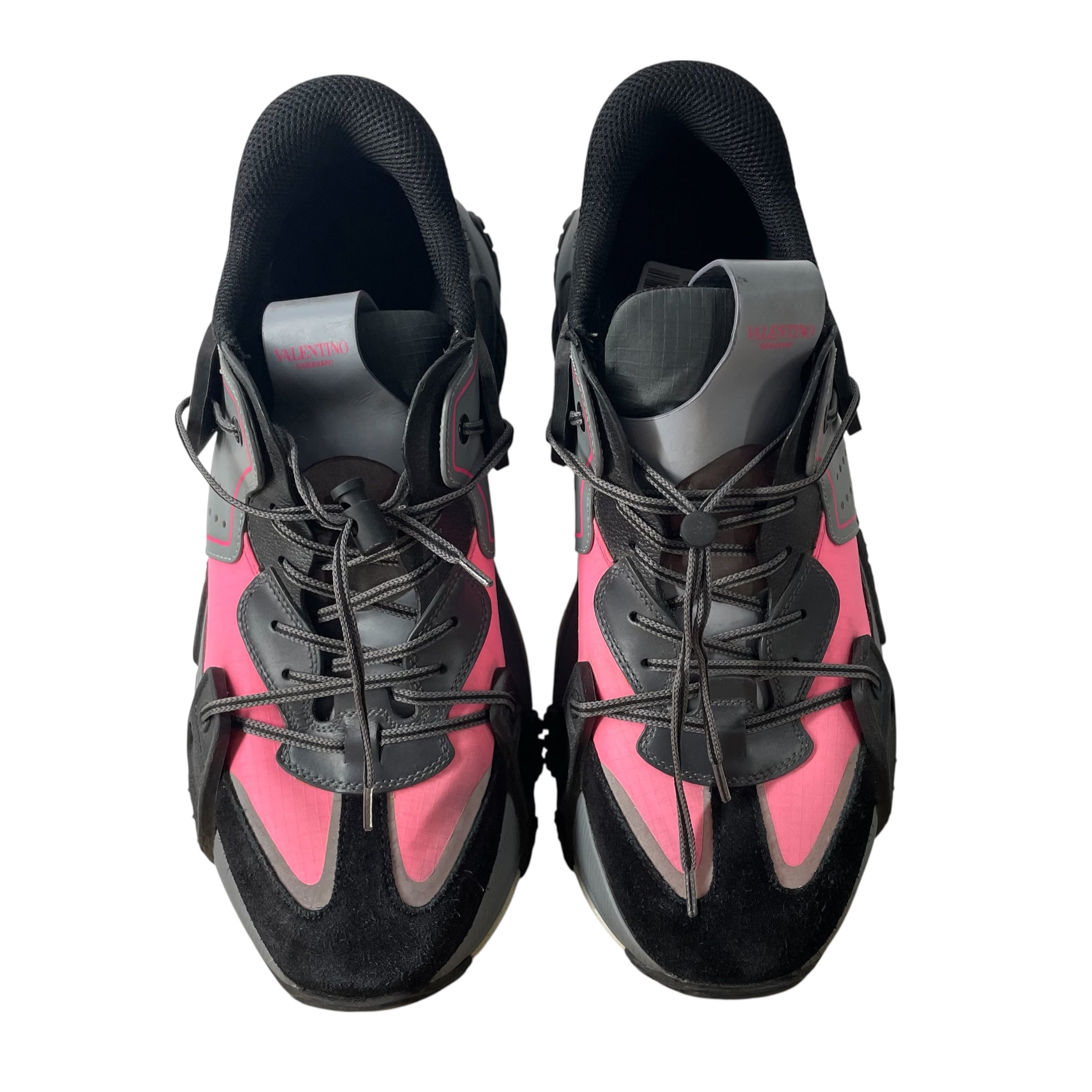 VALENTINO/Low-Sneakers/EU 42.5/Leather/PNK/HIKING SNEAKER BLK/PNK view 3