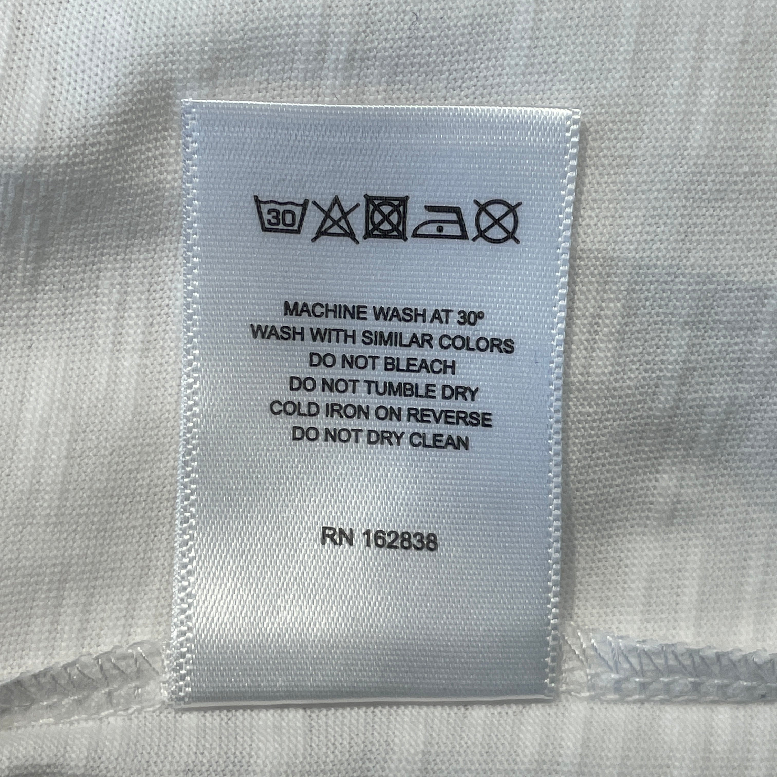 DENIM TEARS/T-Shirt/L/Cotton/WHT/Graphic/BSTROY DENIM TEARS CROWN view 6