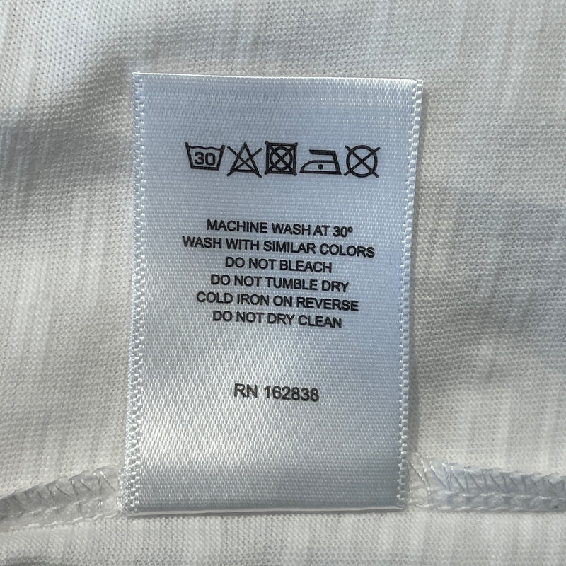 DENIM TEARS/T-Shirt/L/Cotton/WHT/Graphic/BSTROY DENIM TEARS CROWN
