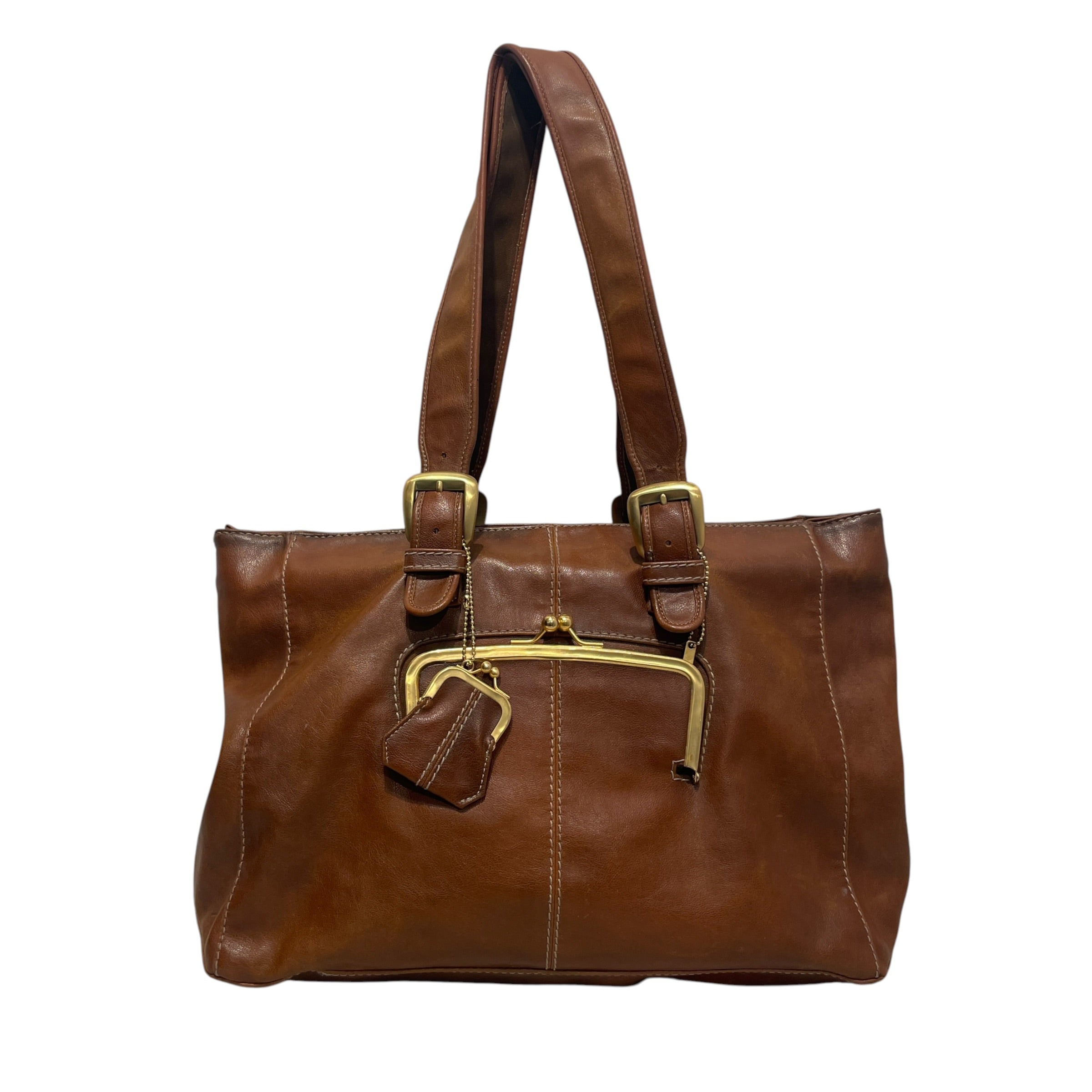 STELLAMcCARTNEY/Hand Bag/Leather/BRW/Large Zip-Up Tote Bag view 1
