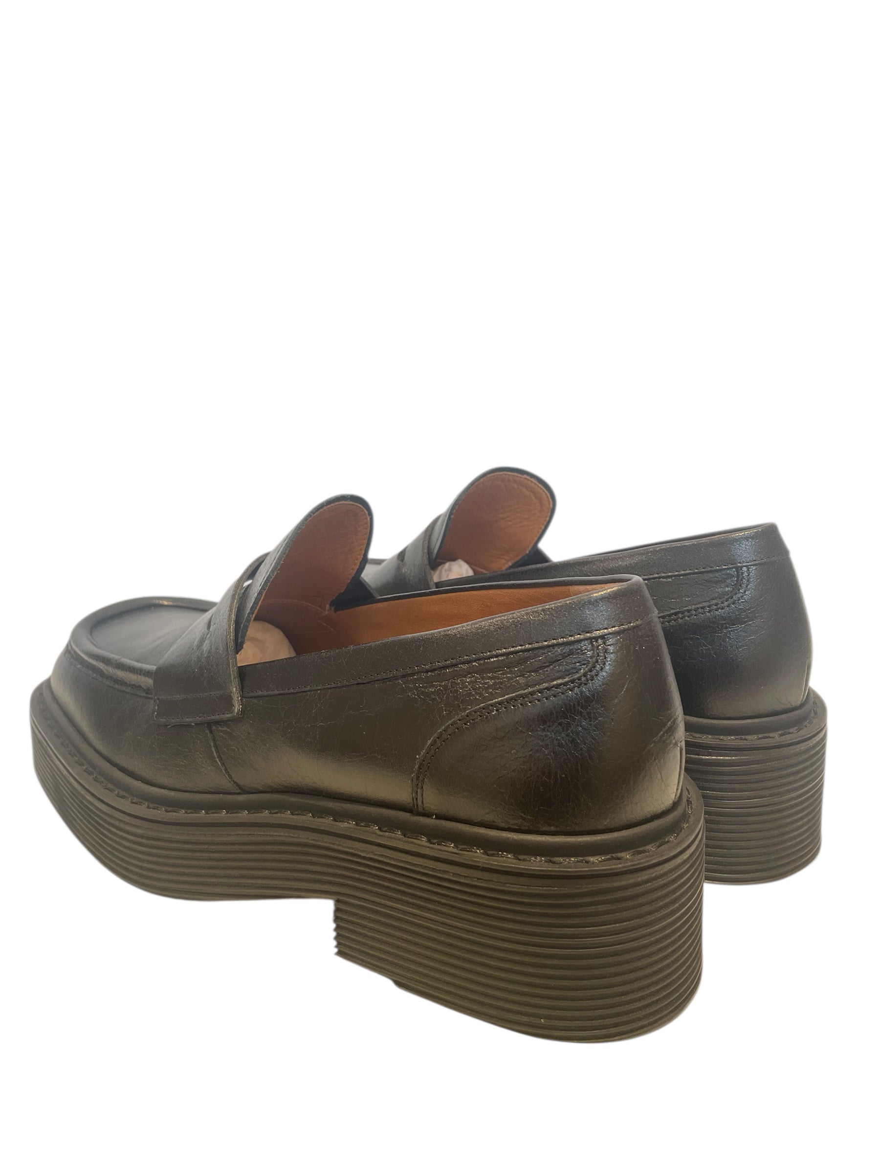 MARNI/Loafers/EU 39/Leather/BLK/ view 2