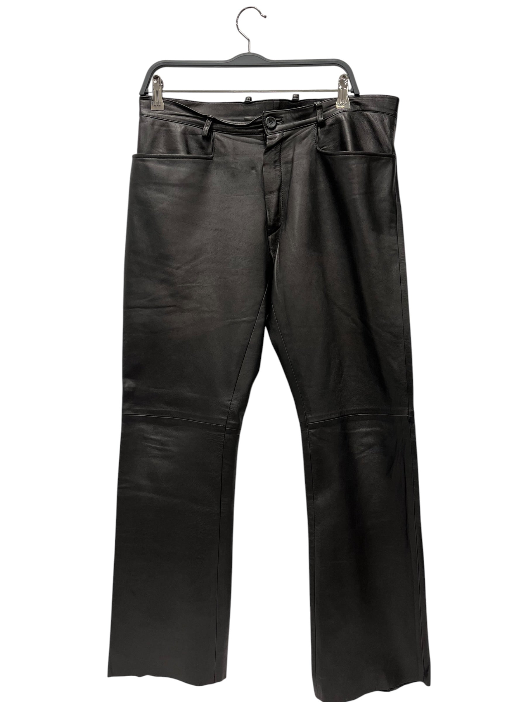 Jean Grabriel/Bootcut Pants/50/Leather/BLK/ view 1