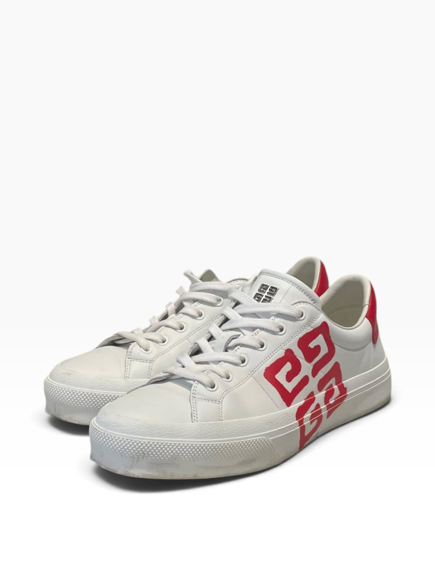 GIVENCHY/Low-Sneakers/EU 43/Leather/WHT/CITY SPORT 4G TAG EFFECT SNEAK view 1