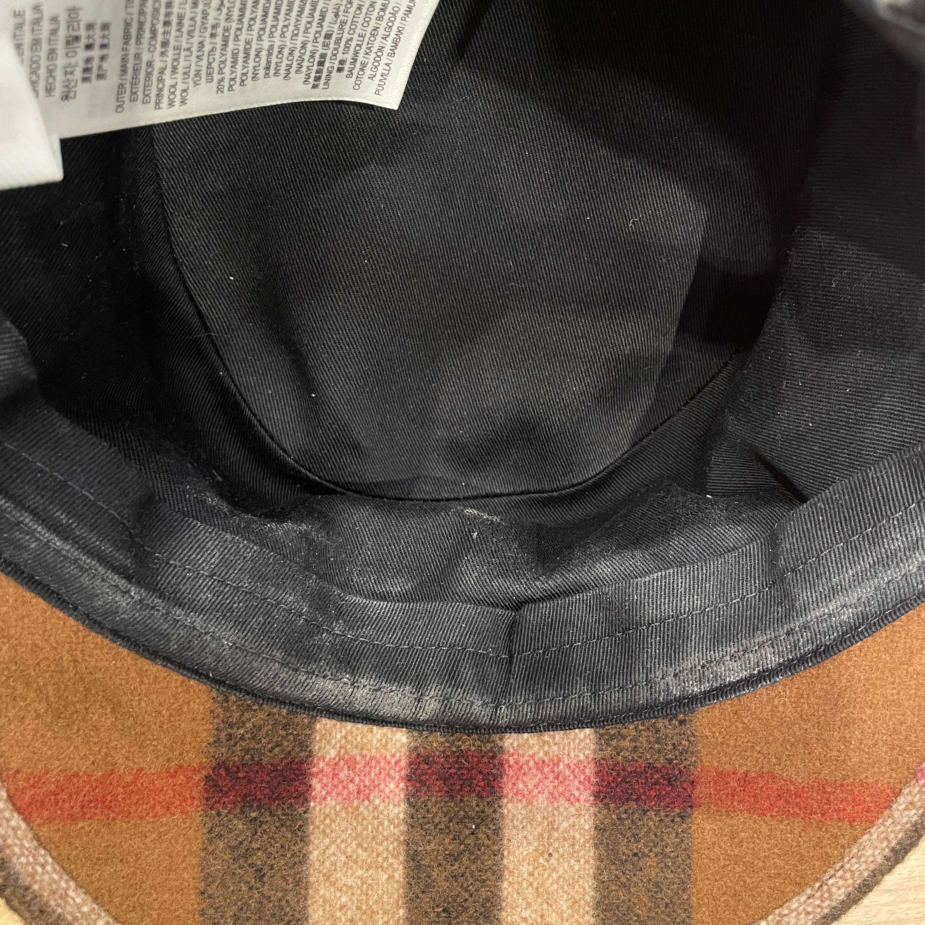 BURBERRY/Cap/L/Plaid/Wool/CML/M's/PLAID  CADET CAP view 4