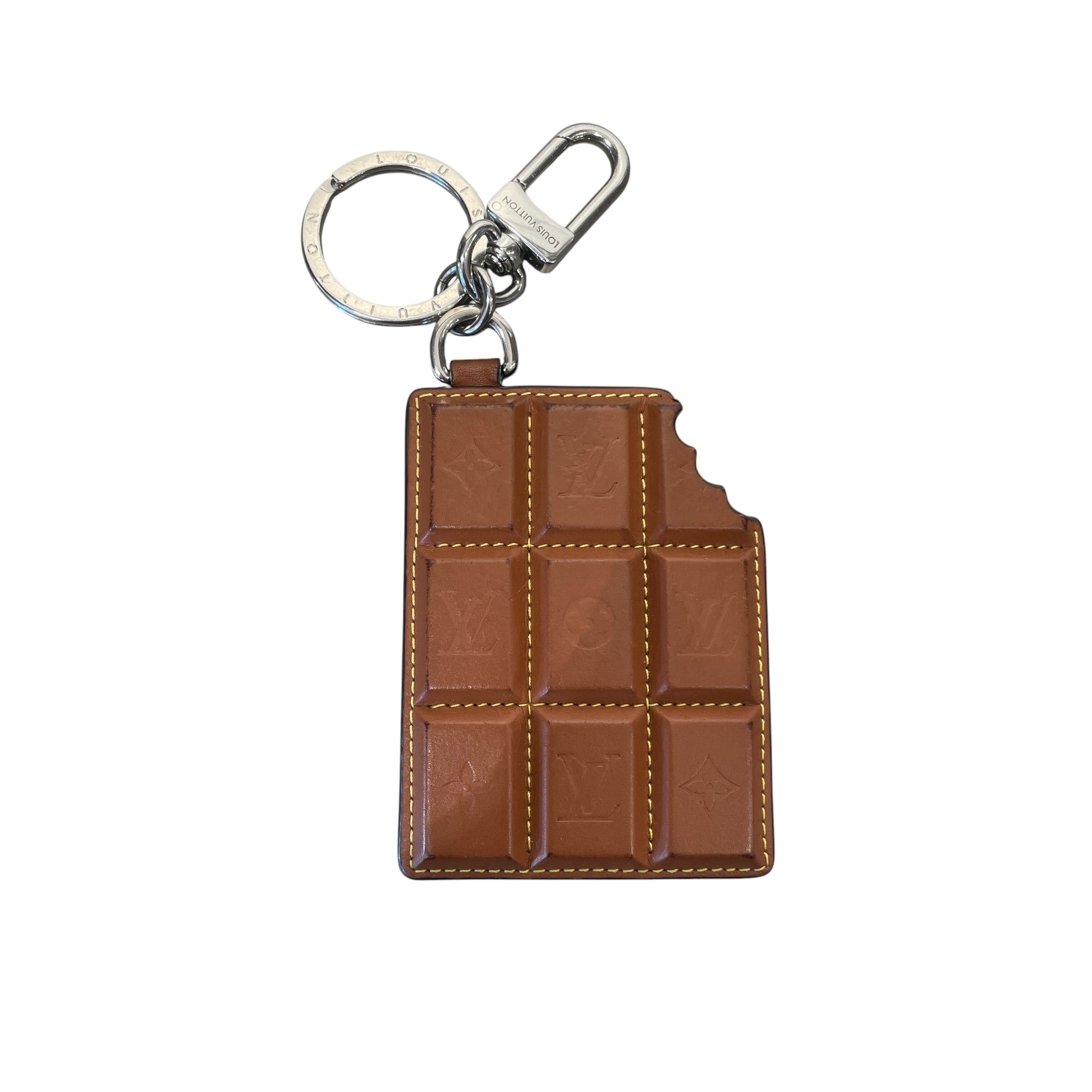 LOUIS VUITTON/Accessories/Monogram/Leather/BRW/CHOCOLATE BAR BAG CHARM view 1