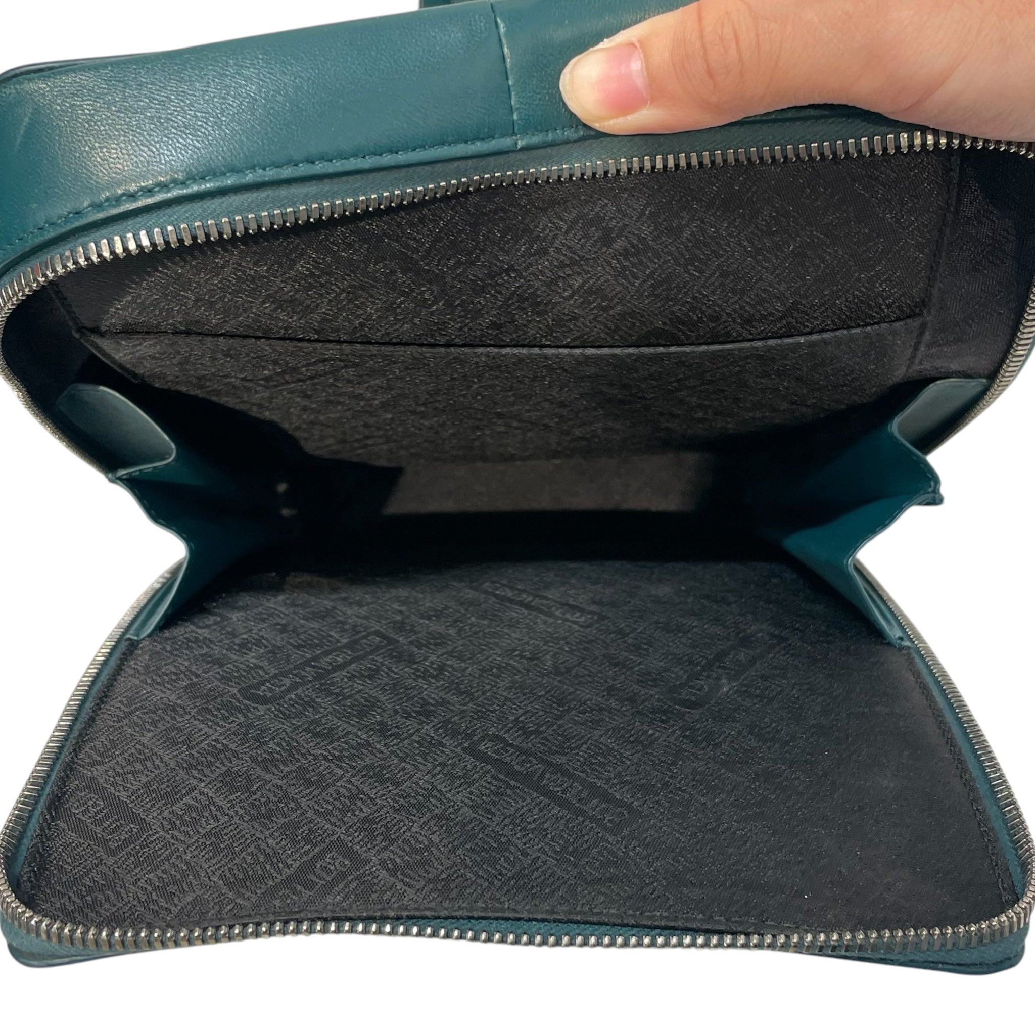 BOTTEGA VENETA/Cross Body Bag/Leather/GRN/BLOCK PATTERN ALL OVER view 5