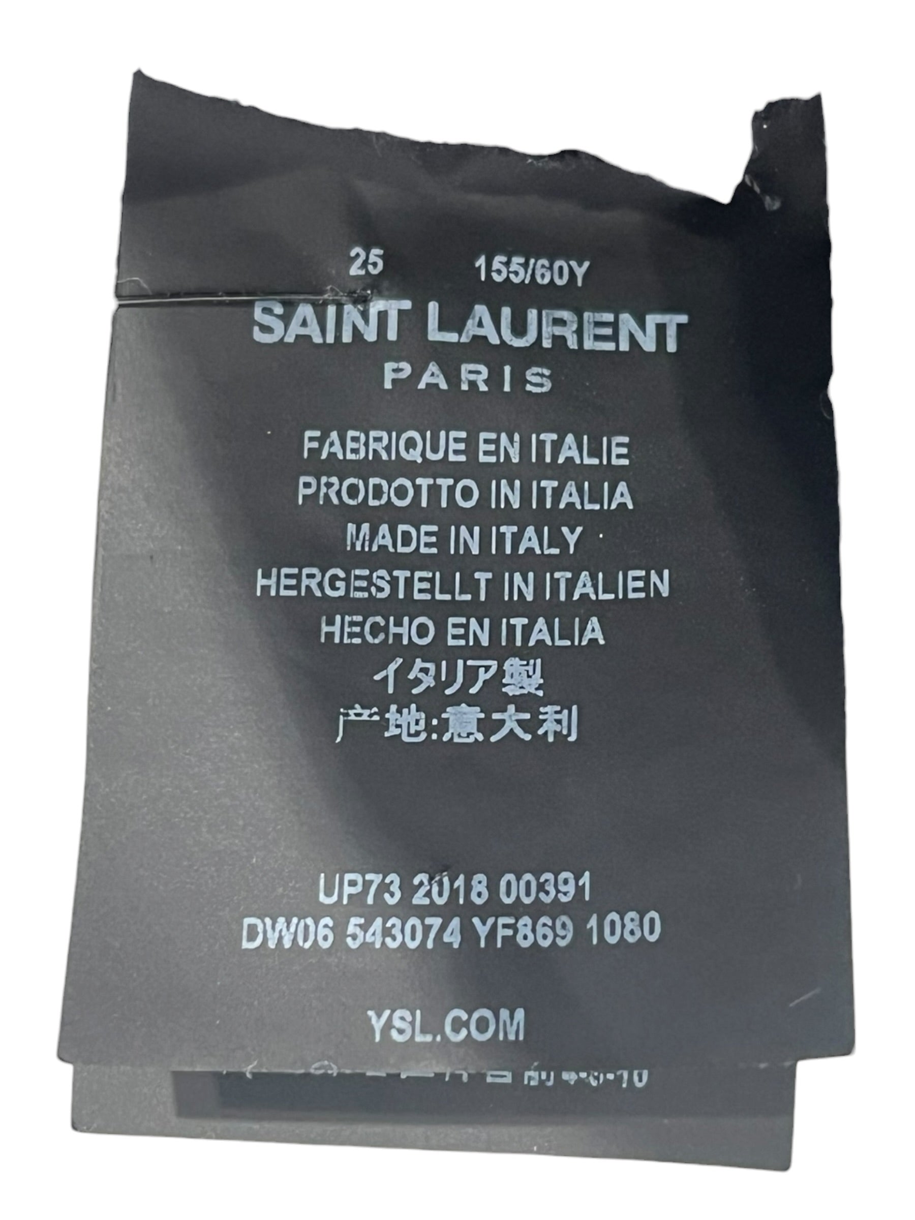 SAINT LAURENT/Pants/27/Denim/BLK/d25 w/bc-lw view 5