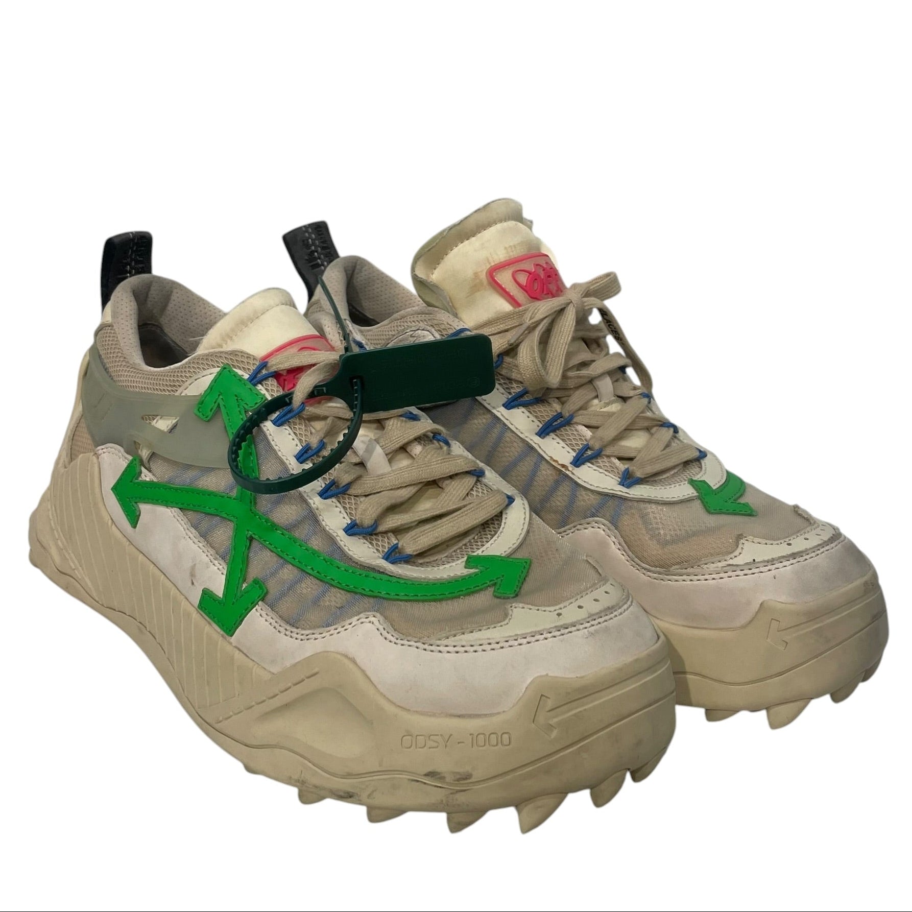 OFF-WHITE/Low-Sneakers/US 12.5/Leather/CRM/Straight Tip/Odsy-1000 view 1