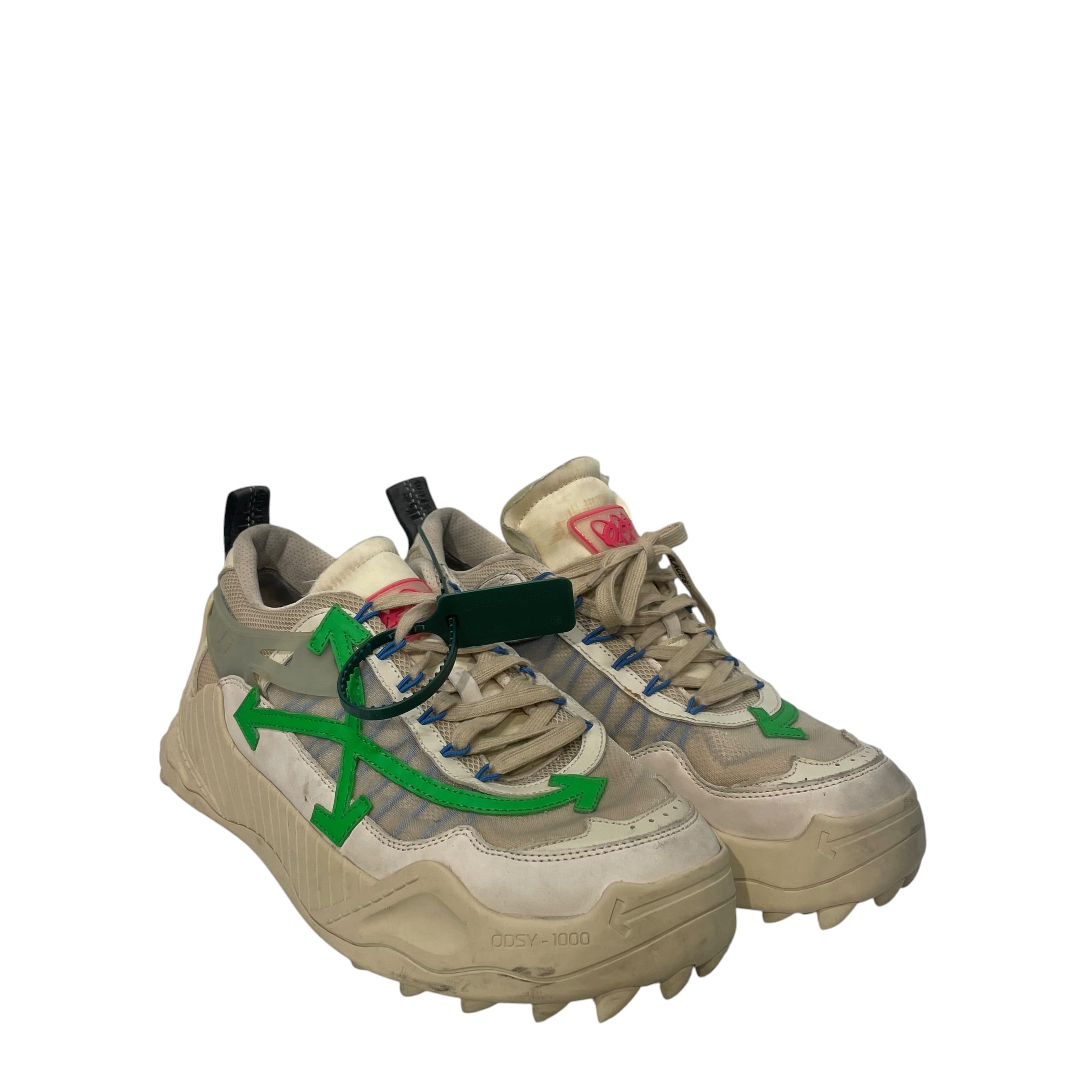 OFF-WHITE/Low-Sneakers/US 12.5/Leather/CRM/Straight Tip/Odsy-1000 view 1