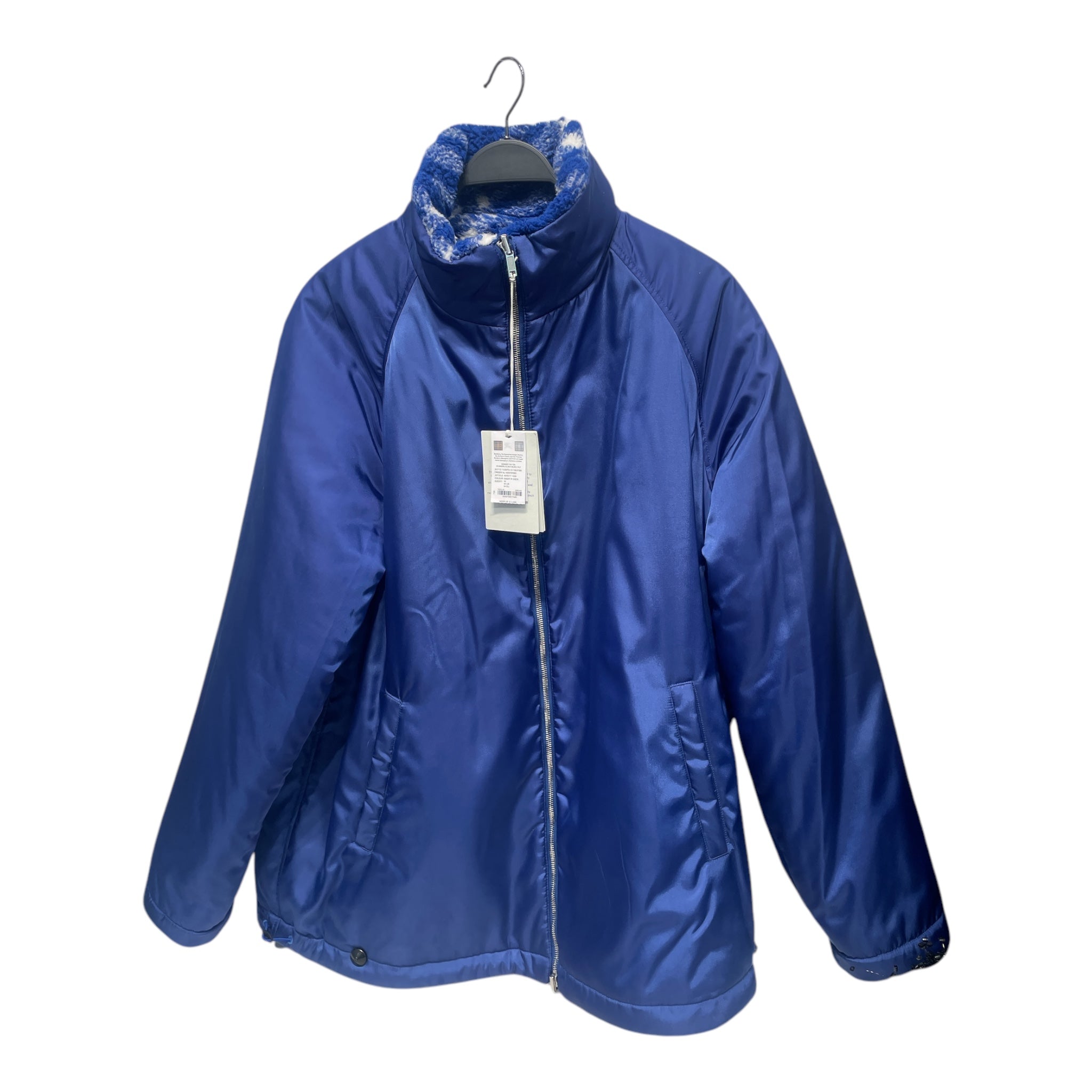 BURBERRY/Jacket/52/Wool/BLU/REVERSIBLE CHECK JACKET view 2