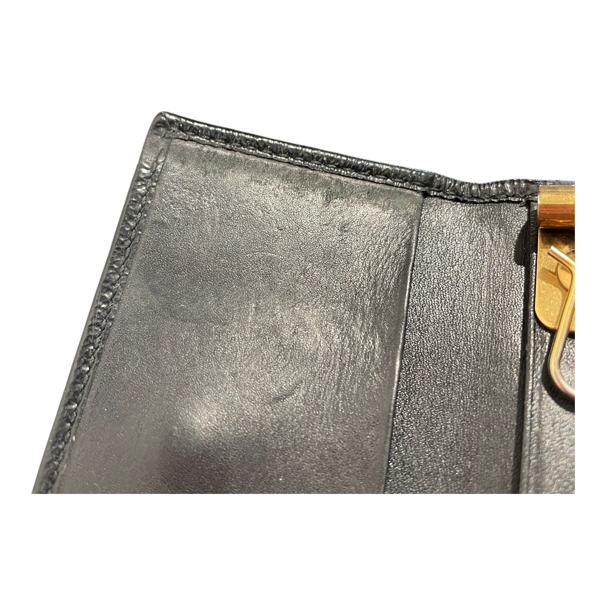YVES SAINT LAURENT rive gauche/Bifold Wallet/BLK/ view 11
