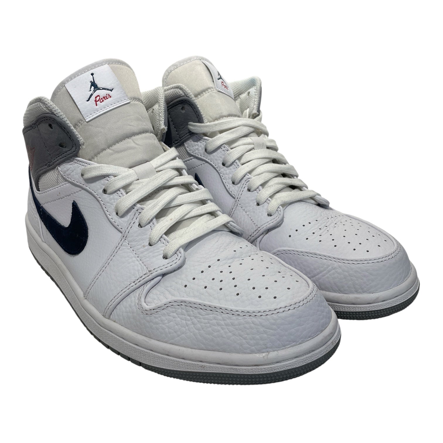 NIKE/AIR JORDAN 1 MID PARIS/Hi-Sneakers/US 11/Leather/WHT/DR8038-100 view 1