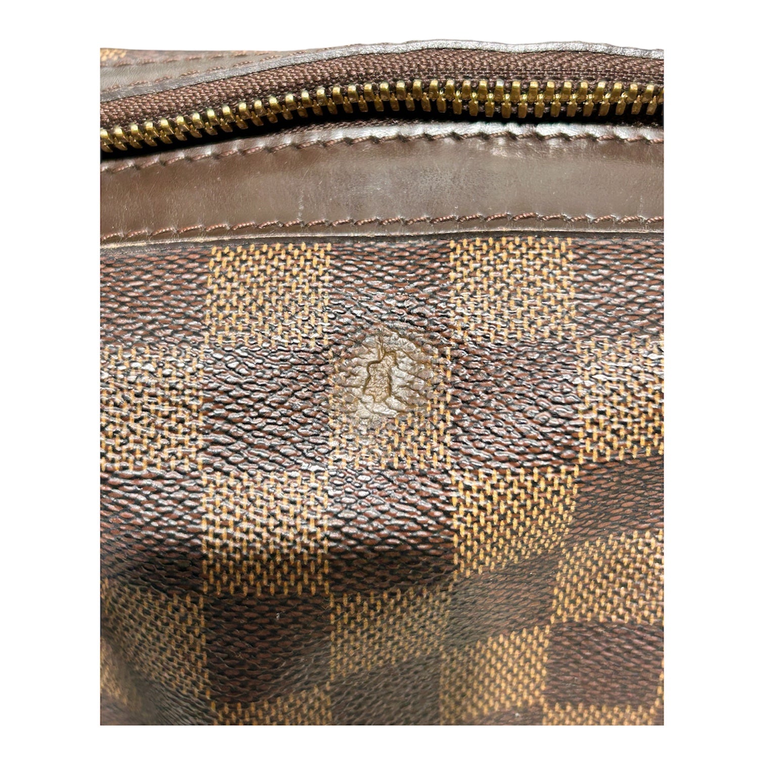 LOUIS VUITTON/Boston Bag/Glen Check/Leather/BRW/DAMIER BOSTON BAG view 7