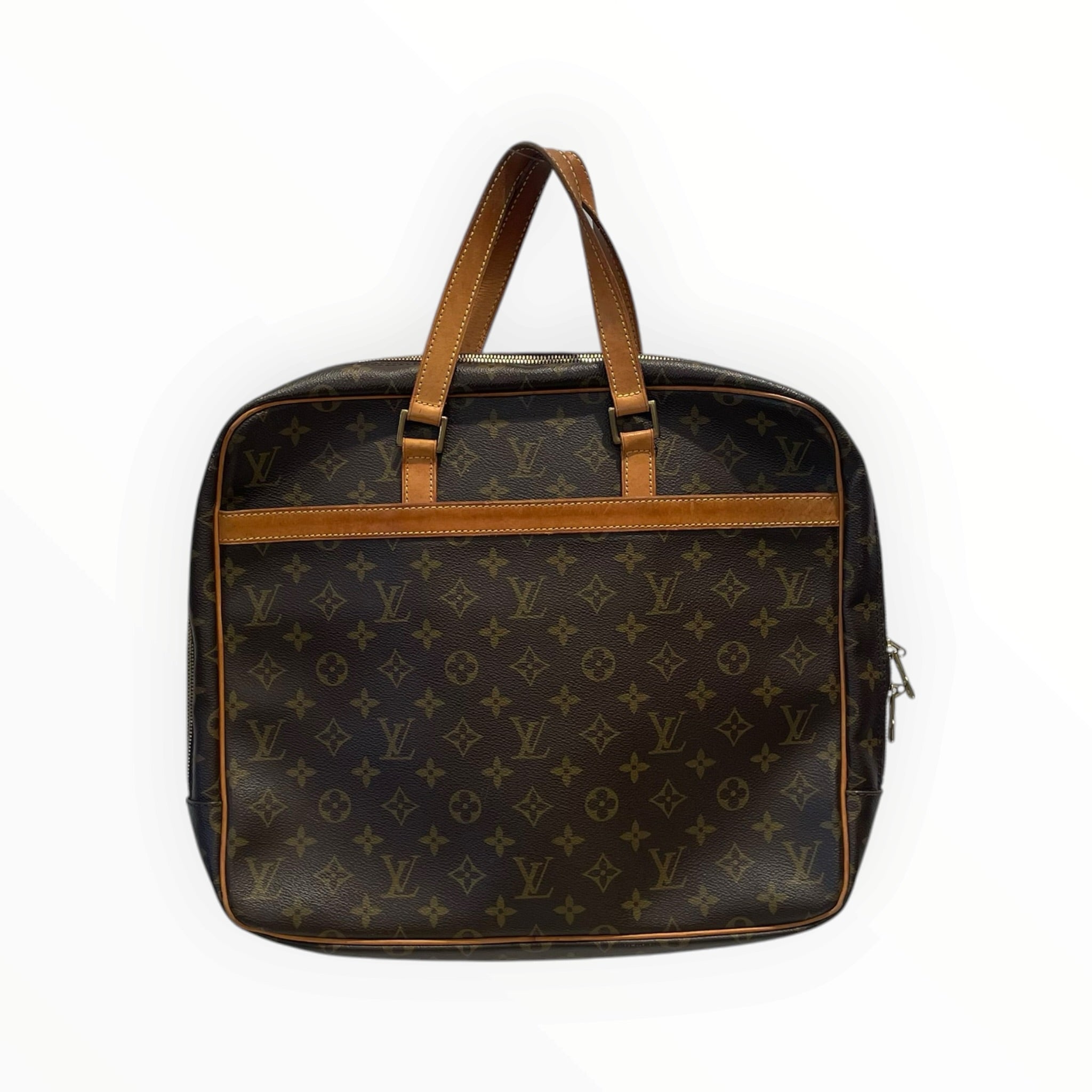 LOUIS VUITTON/Bag/Leather/BRW/Mono Porte-Doc Pegase view 1