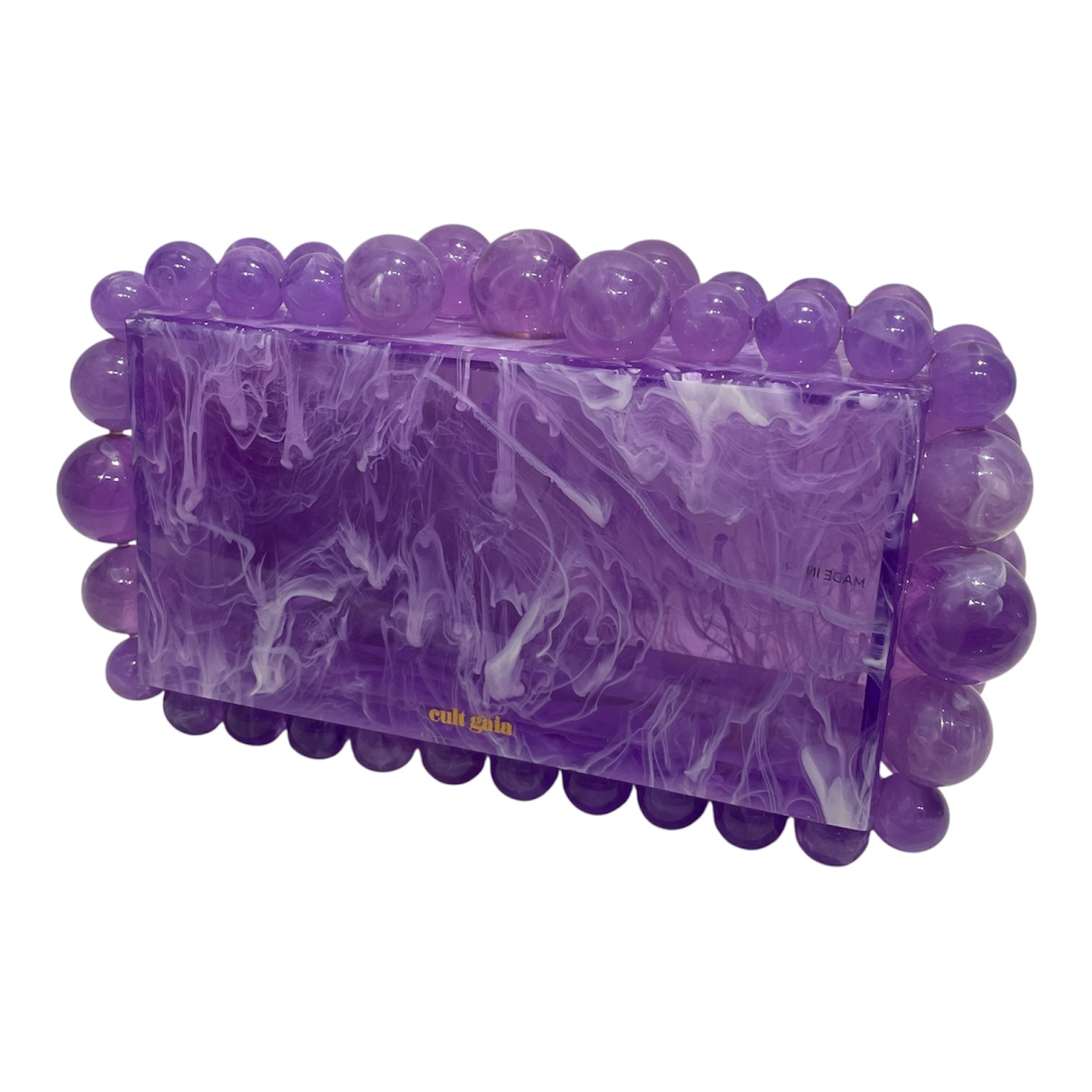 cult gaia/Clutch Bag/All Over Print/PPL/Lavender EOS Clutch view 1