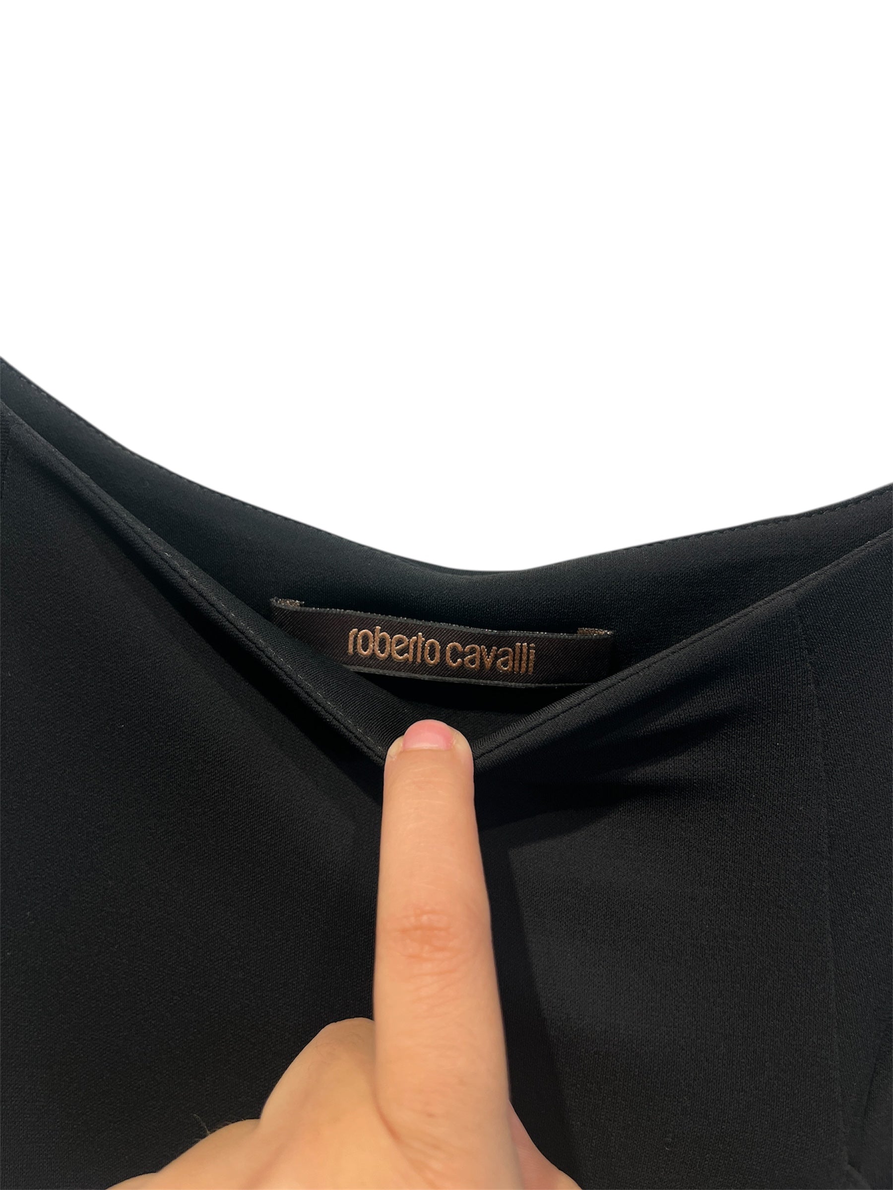 roberto cavalli/Skirt/40/Cotton/BLK/animal print pleated view 3