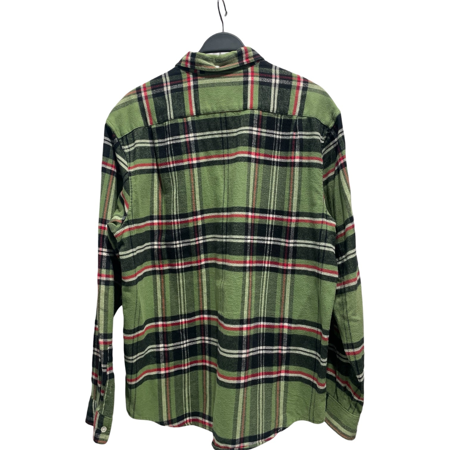 Supreme/Flannel Shirt/L/GRN/Stripe/ view 2