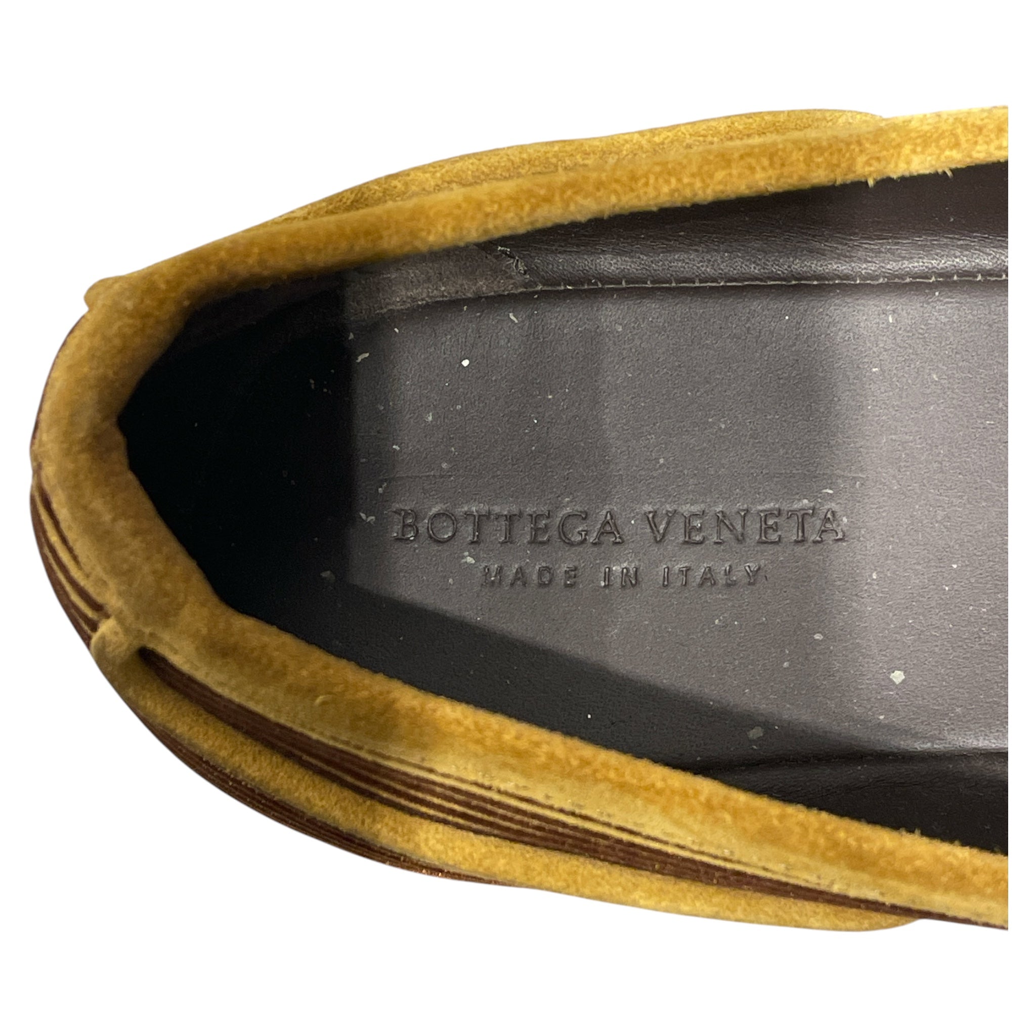 BOTTEGA VENETA/Loafers/EU 40/Stripe/GLD/YELLOW STRIPE LOAFERS view 3