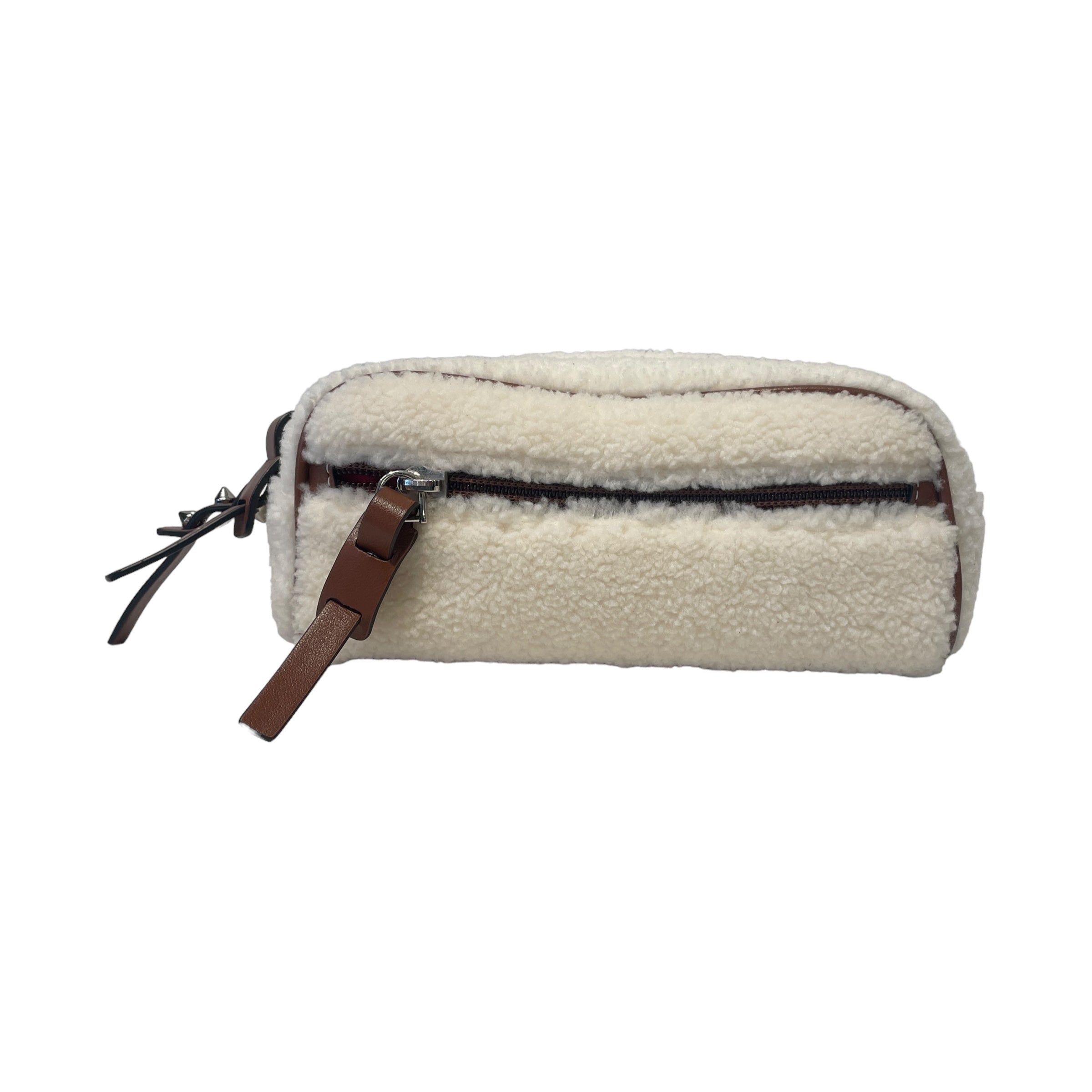 Christian Louboutin/Cross Body Bag/Cotton/WHT/BLASTER CLOTH view 1