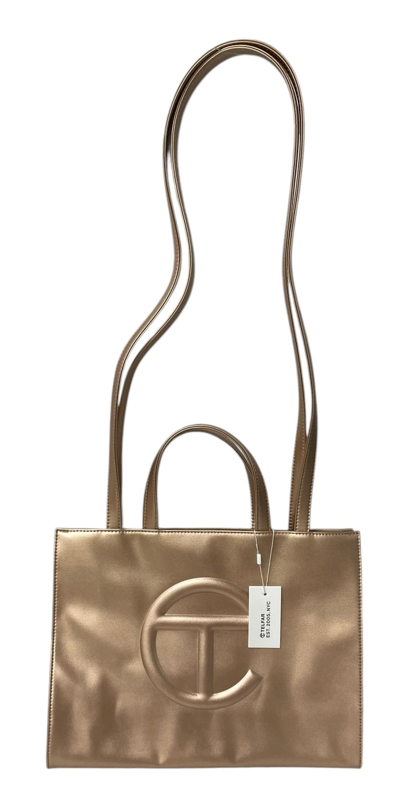 Telfar/Cross Body Bag/M/Cotton/BRW/MEDUIM BRONZE LOOK