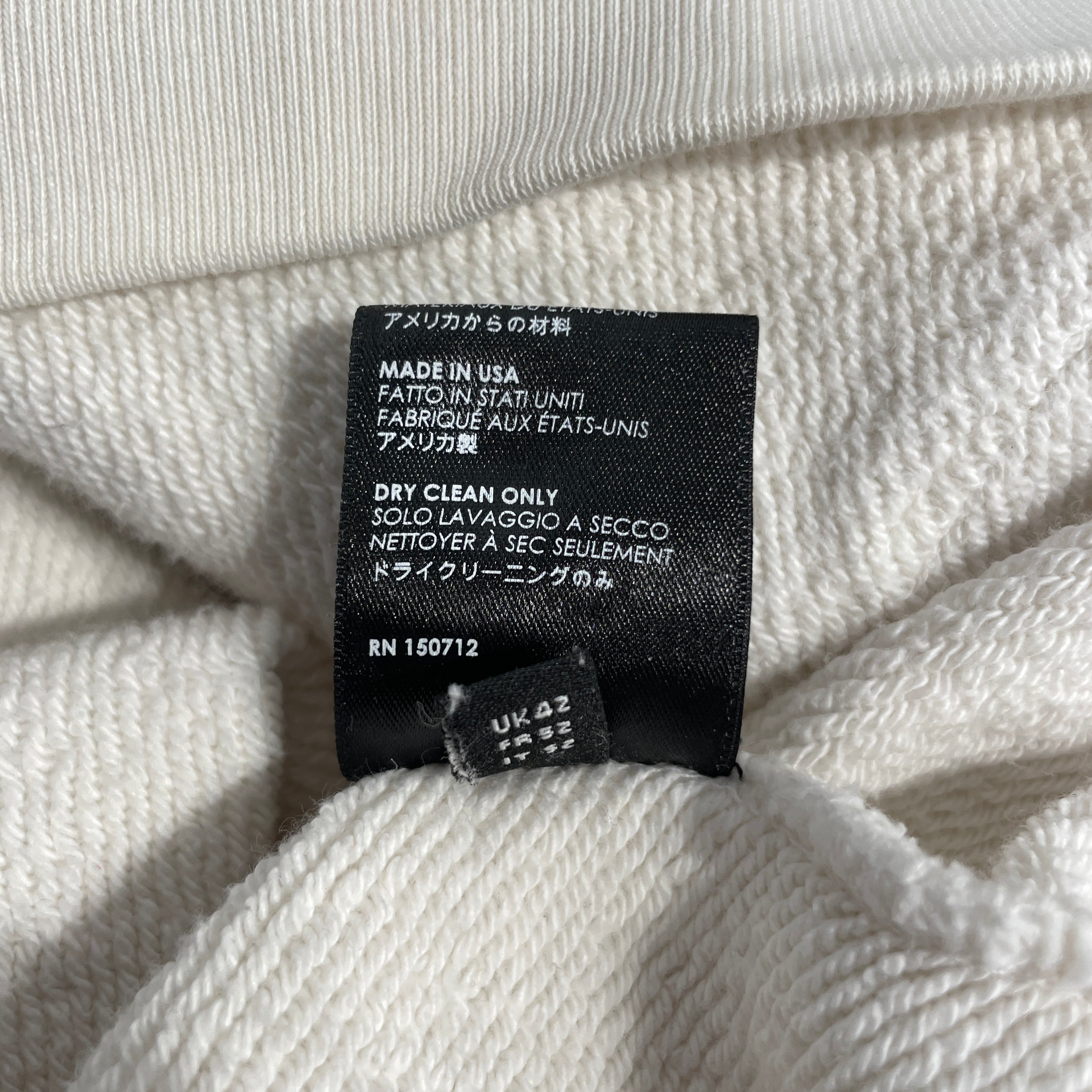 AMIRI/Hoodie/XL/Graphic/Cotton/WHT/Pullover/ view 3