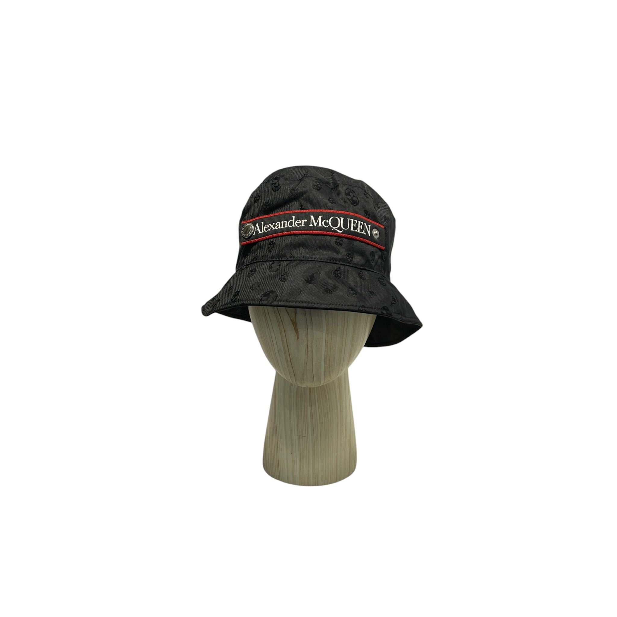 Alexander McQueen/Bucket Hat/L/All Over Print/Nylon/BLK/M's/SKULL PRINT NYLON BUCKETHAT view 1