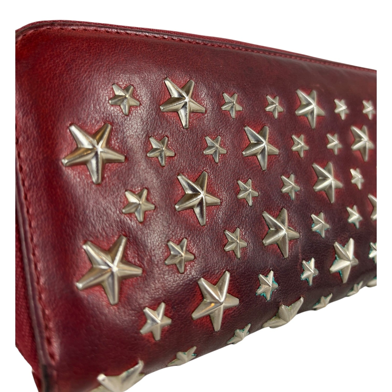 JIMMY CHOO/Long Wallet/Leather/BRD/Star Studded wallet view 4