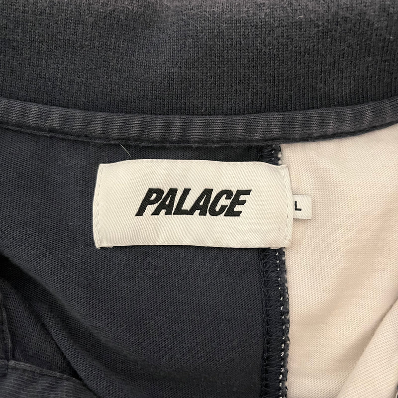 PALACE/Polo Shirt/L/Cotton/MLT/Stripe/