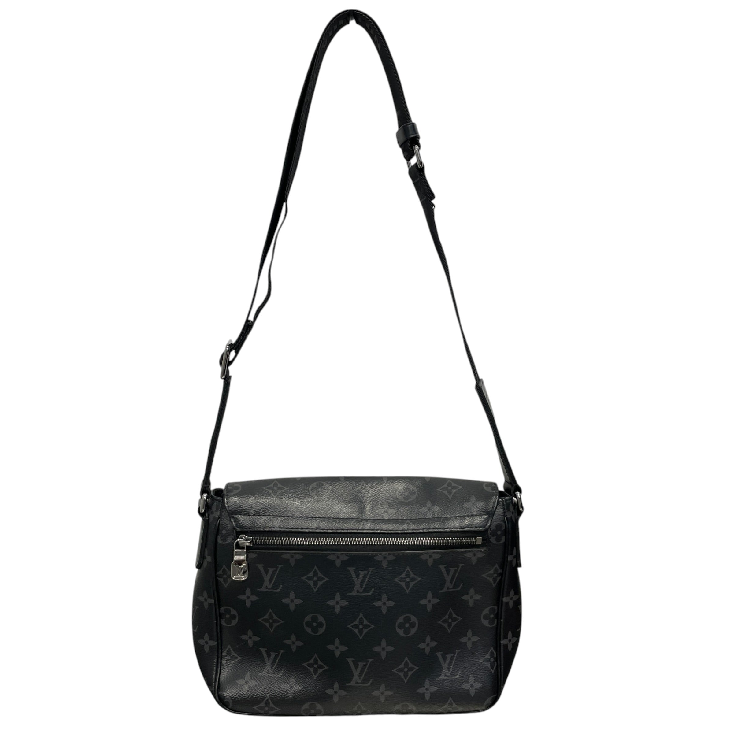 LOUIS VUITTON/Cross Body Bag/Monogram/Leather/BLK/LOUIS VUITTON MESSANGER BAG view 2