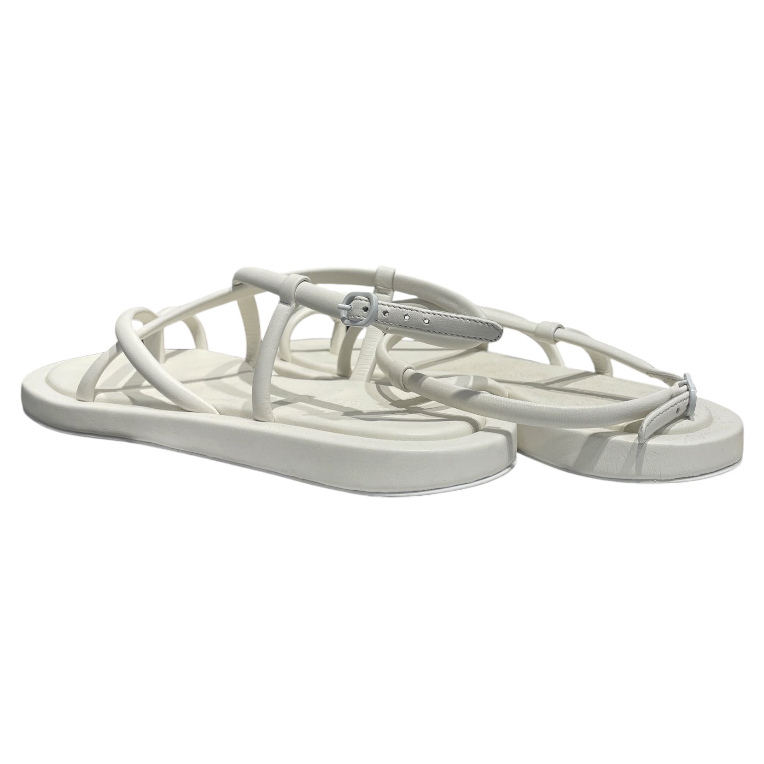 Alexander McQueen/Sandals/US 8.5/Leather/WHT/Gladiator White Sandals view 2