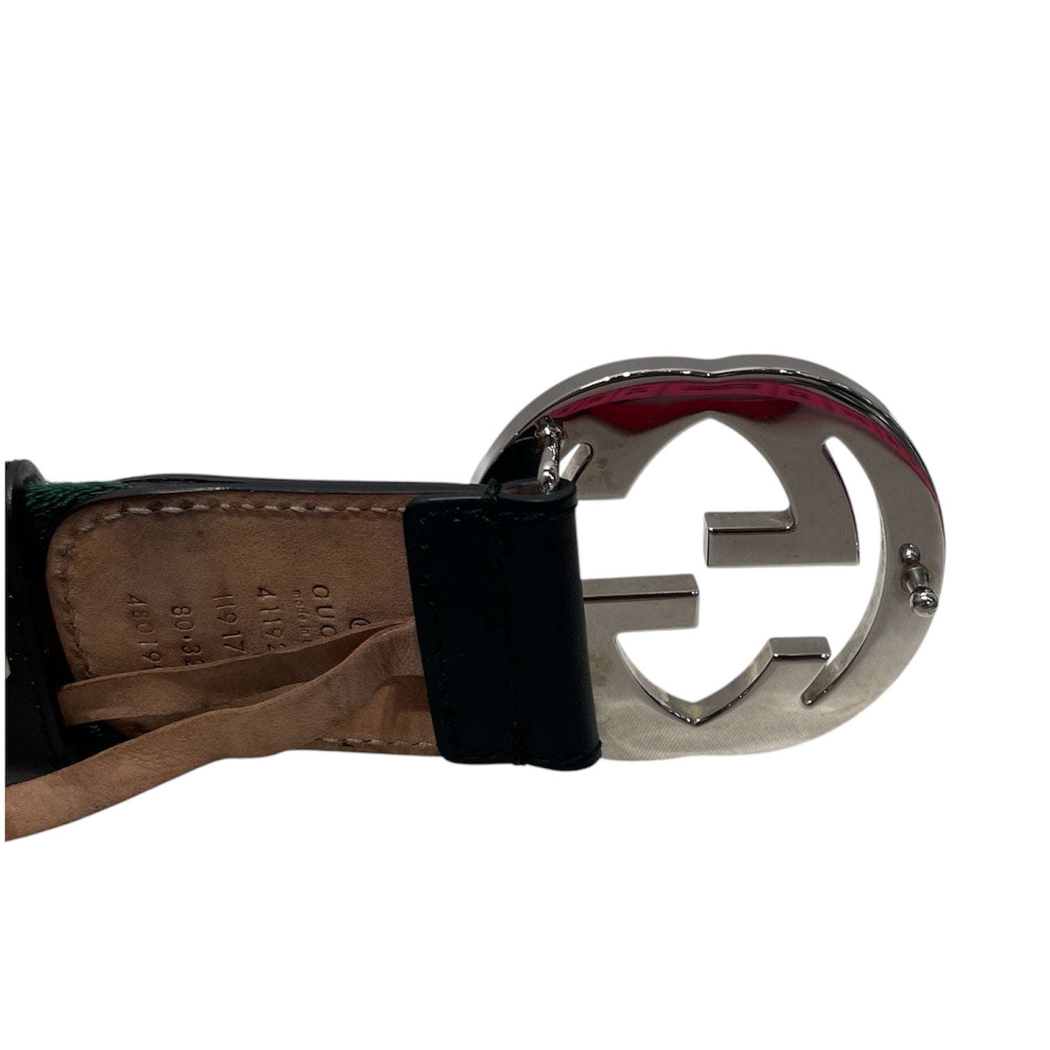 GUCCI/Belt/Cotton/GRN/ view 3