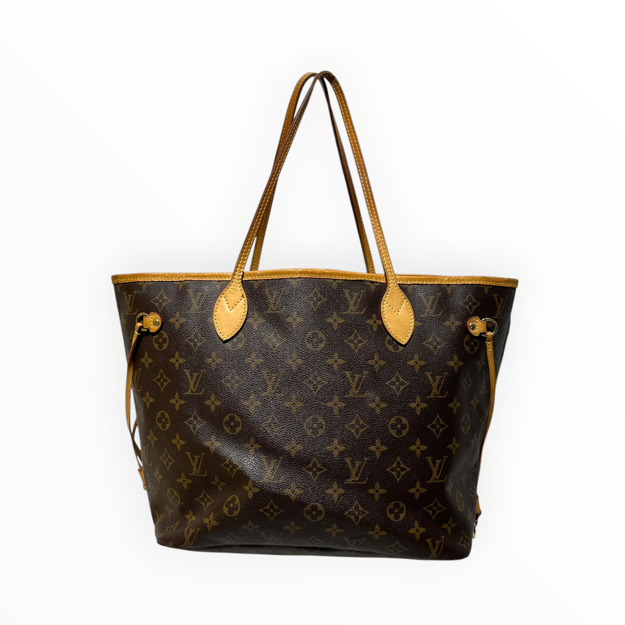 LOUIS VUITTON/Tote Bag/Monogram/Leather/BRW/BEIGE LINING view 2
