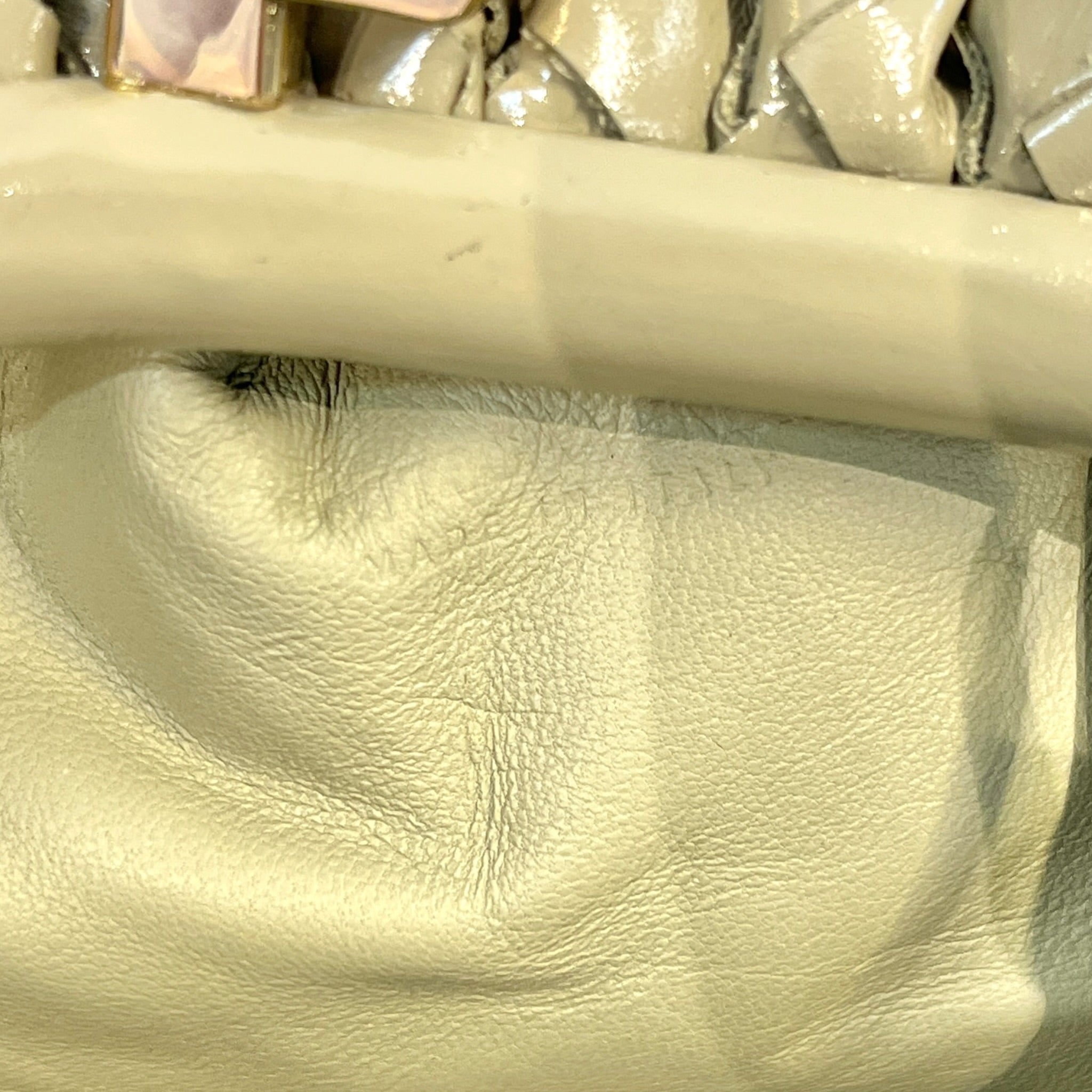 BOTTEGA VENETA/Cross Body Bag/Border/Leather/GRN/Intrecciato Loop view 6