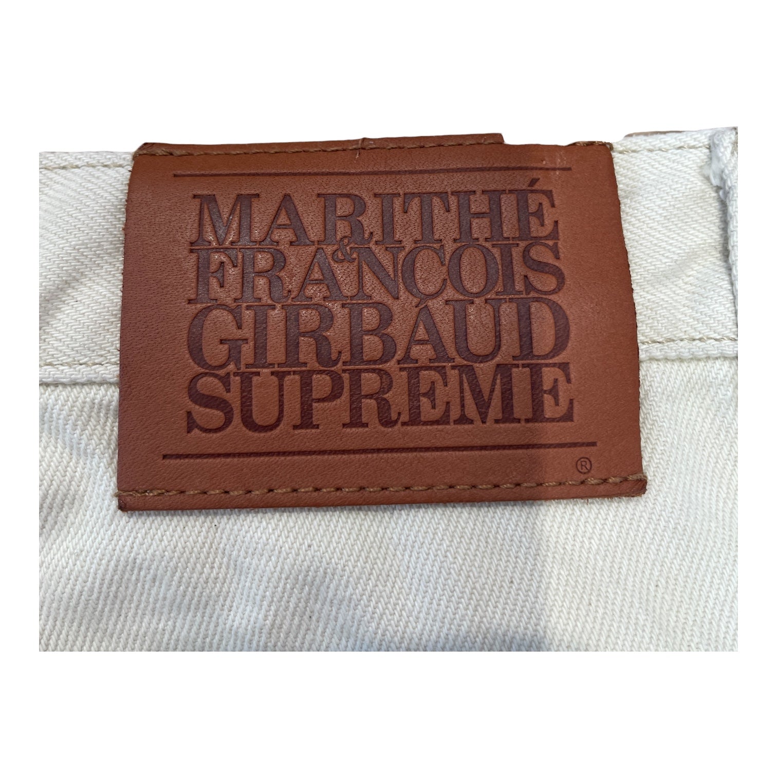 Supreme/Pants/32/Cotton/WHT/white SupremeXGirbaud pants view 6