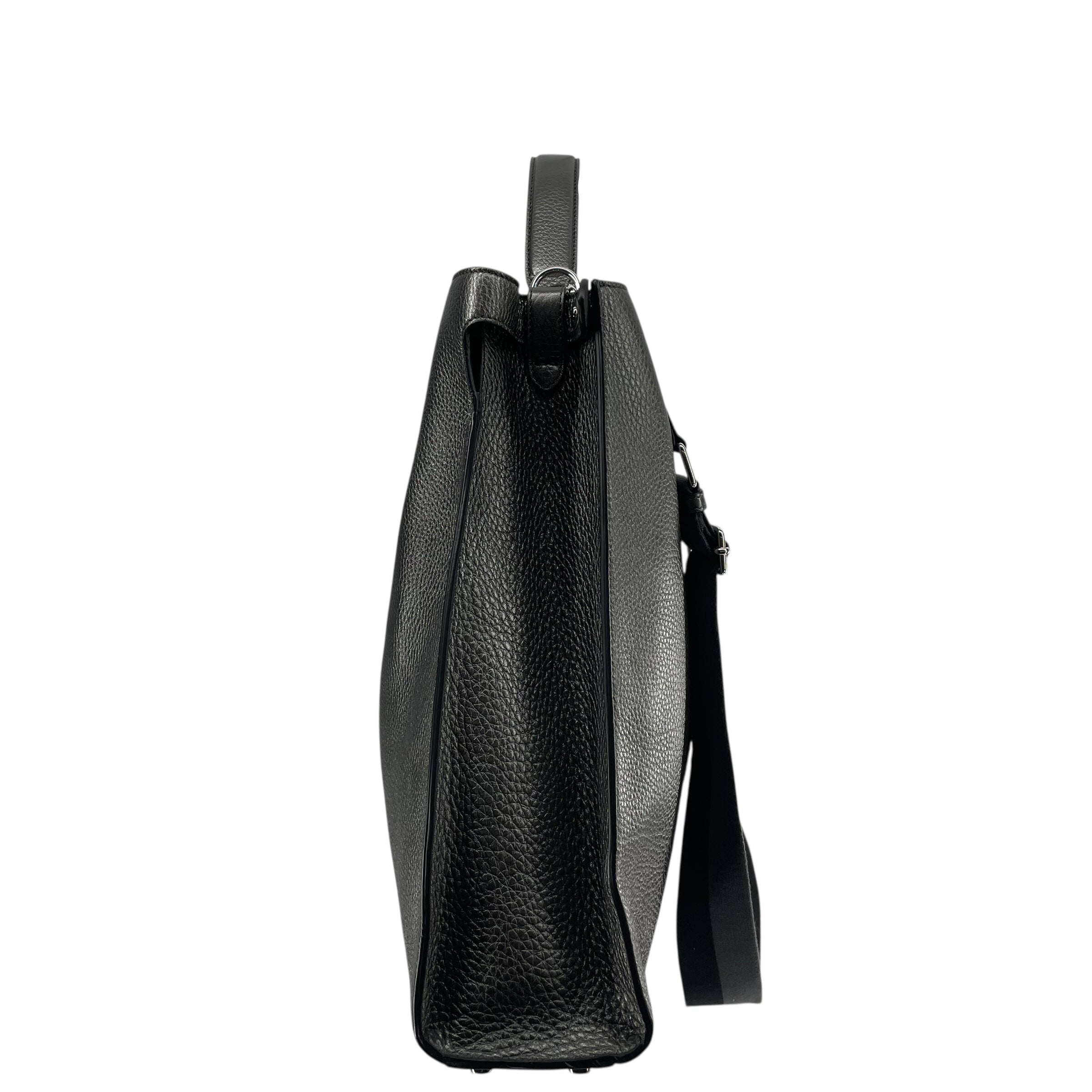 FENDI/Tote Bag/Leather/SLV/PEEKABOO X- LITE CROC view 2