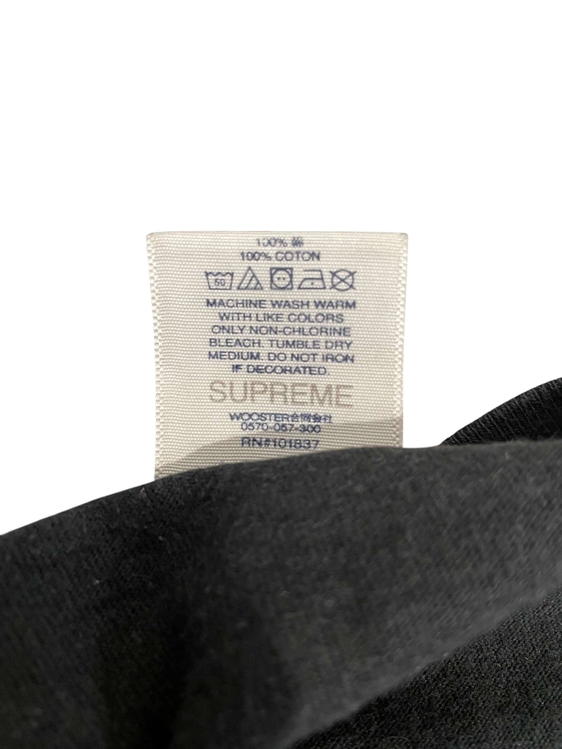 Supreme/BURBERRY LONDON/T-Shirt/XL/Cotton/BLK/ view 4