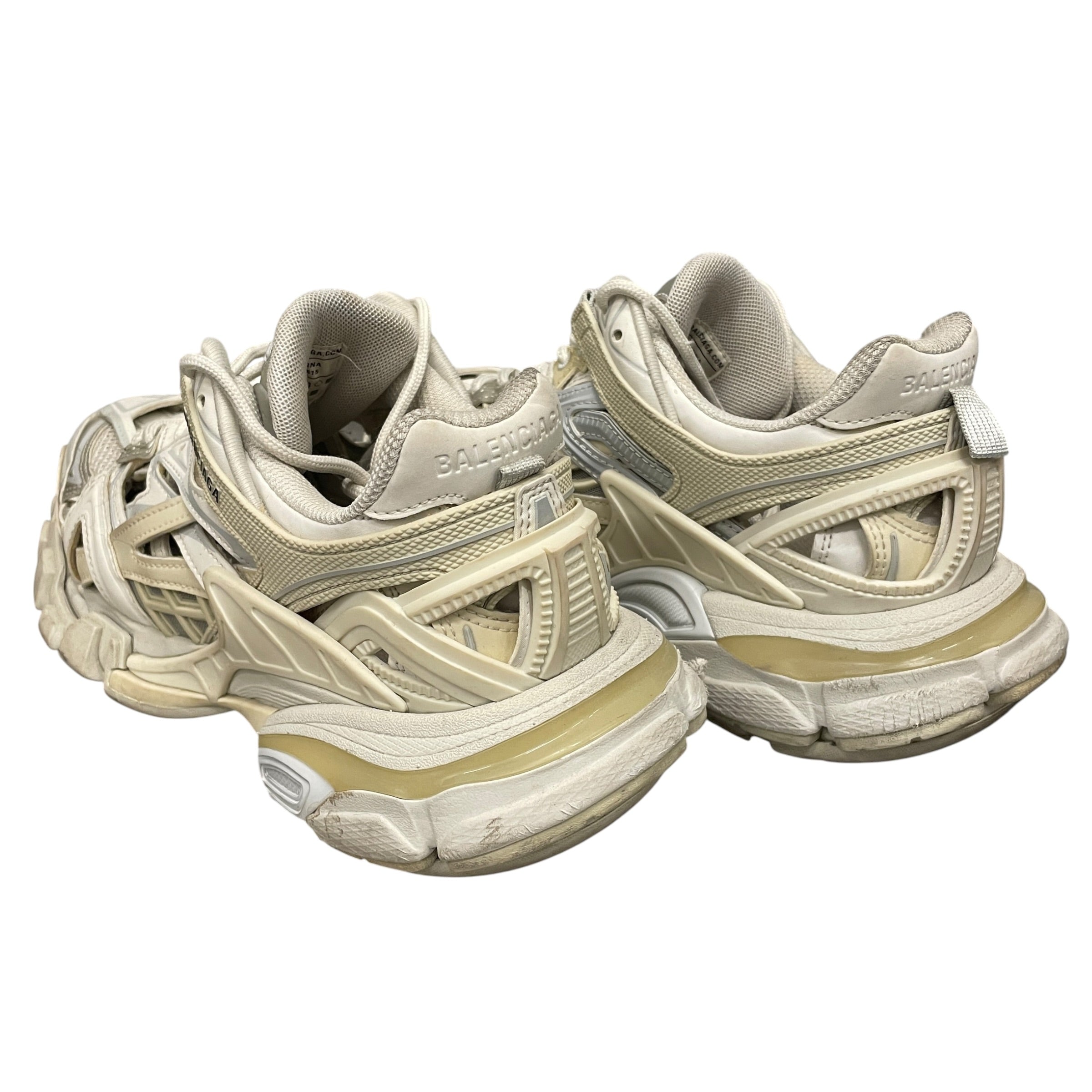 BALENCIAGA/Low-Sneakers/US 6/Leather/CRM/TRACK2/SILVER ACCENTS view 2