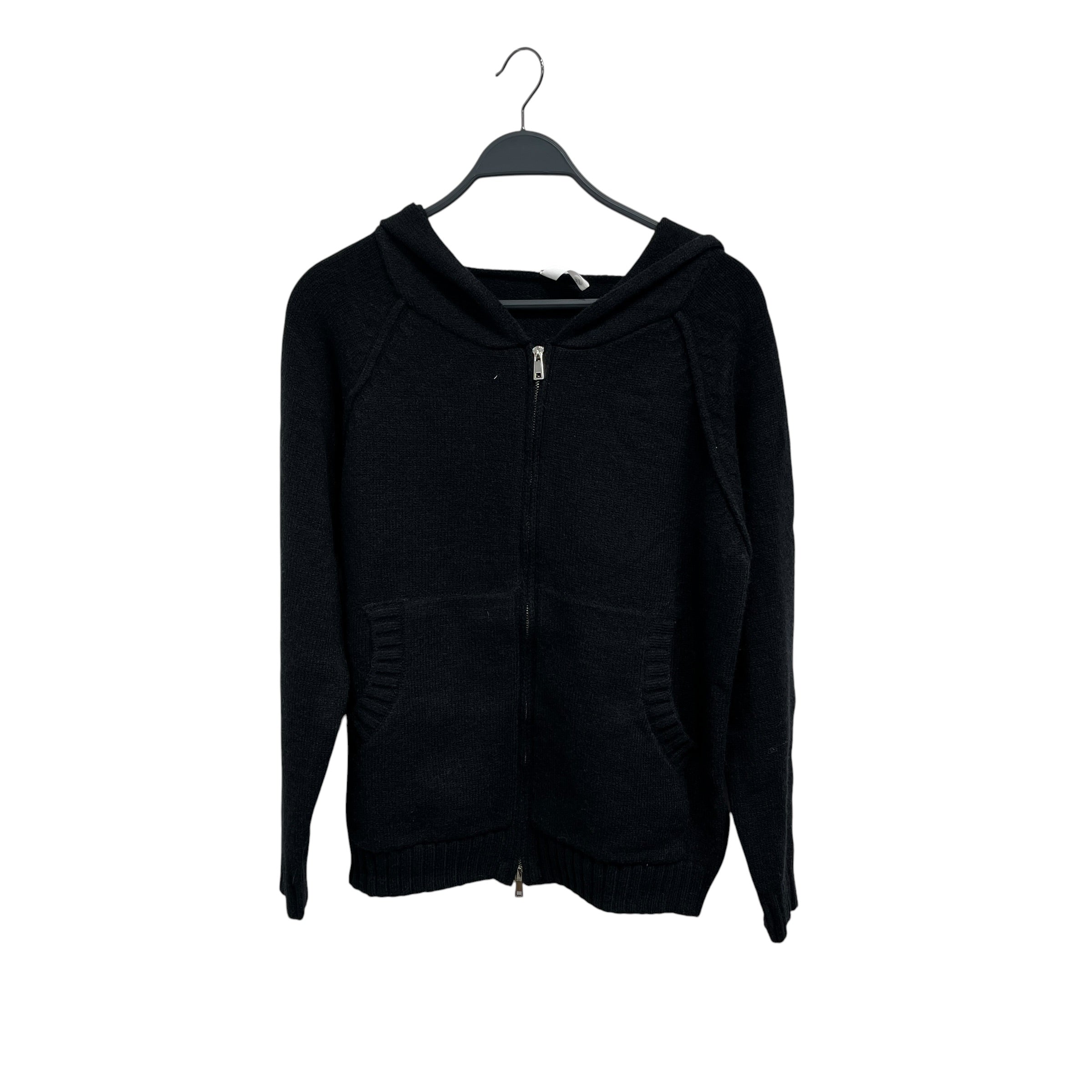 Gonggar/Zip Up Hoodie/M/Acrylic/BLK/NWT Hooded Sweater view 1