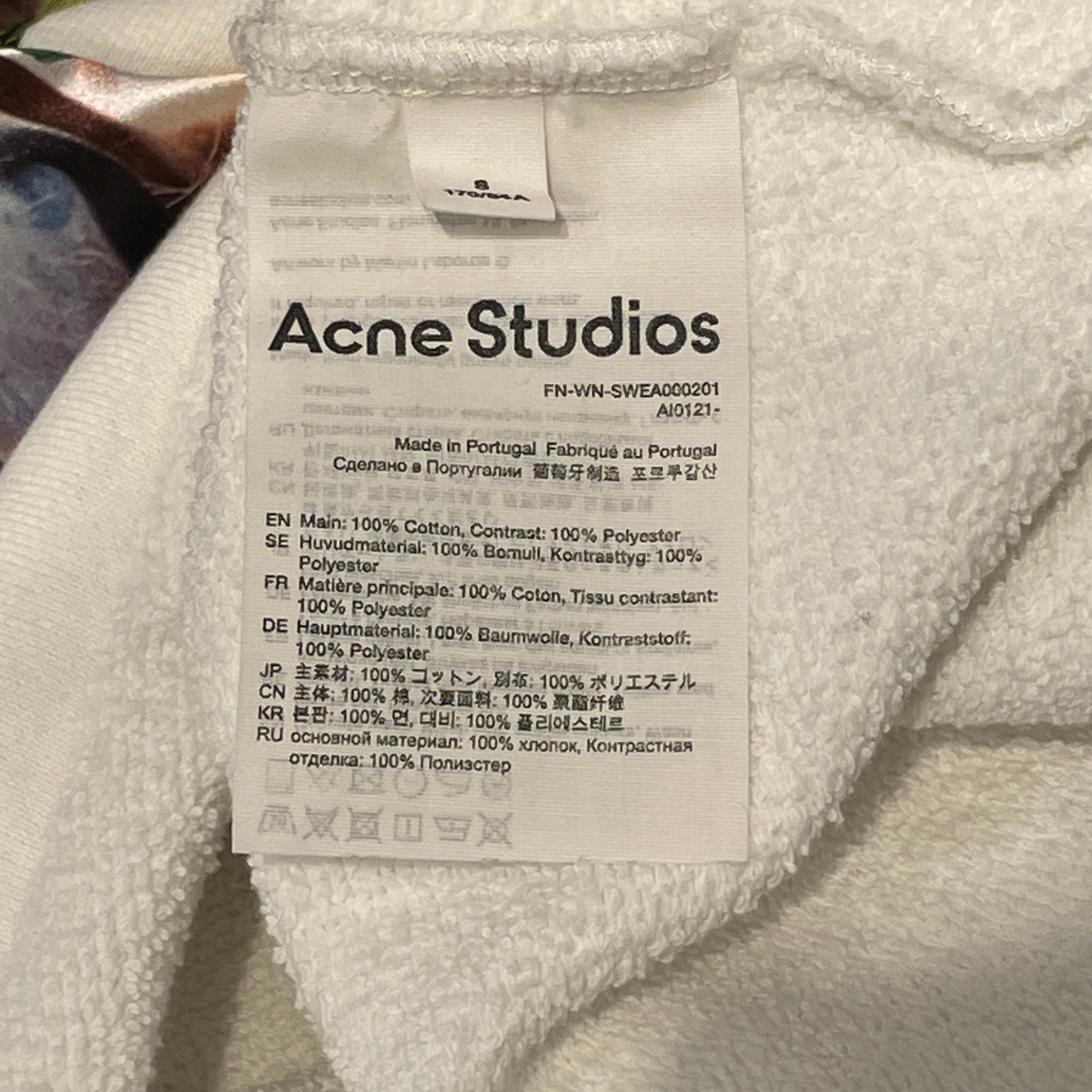 Acne Studios/Sweater/S/Cotton/WHT/HORSE view 3