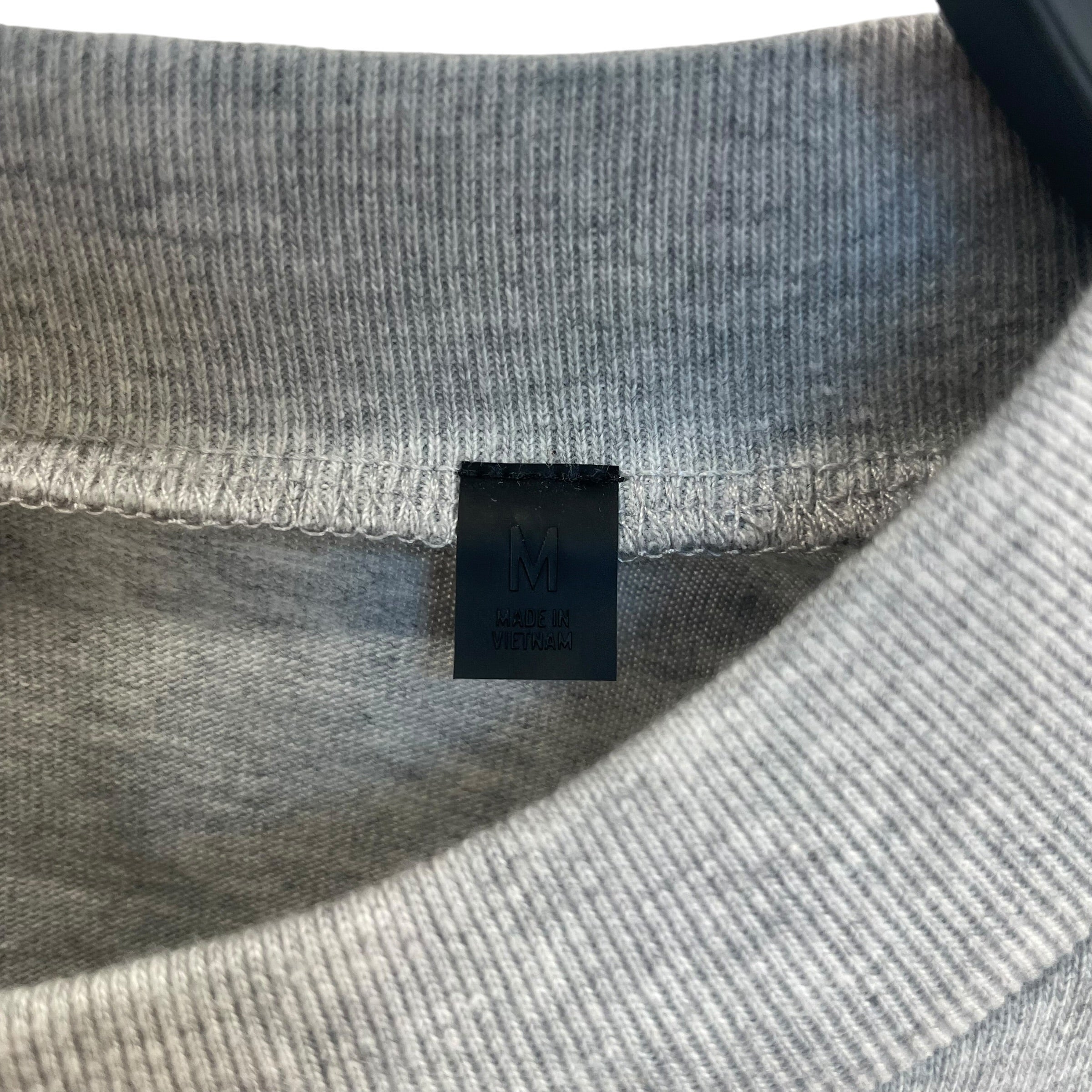 ESSENTIALS/LS T-Shirt/M/Cotton/GRY/silcone logo view 4