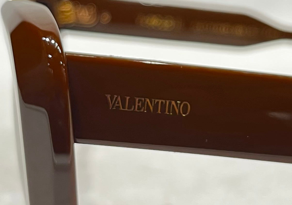 VALENTINO/Sunglasses/Plastic/BRW/L's/V Gold II view 3