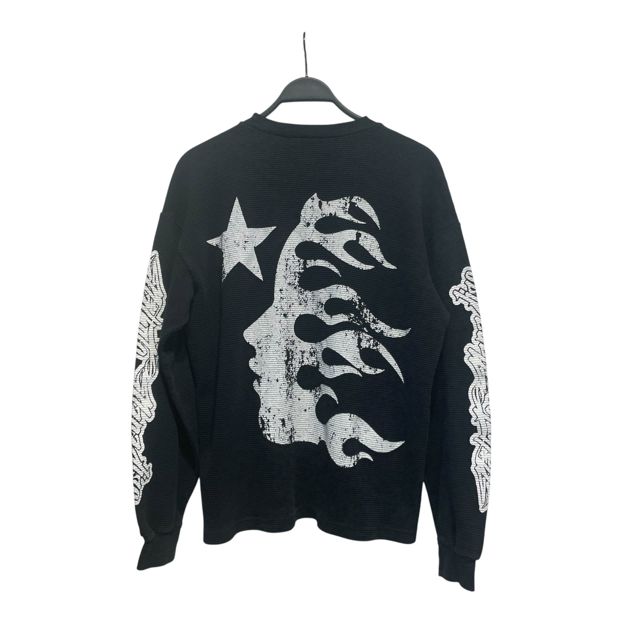 HELLSTAR/LS T-Shirt/M/Cotton/BLK/victorywithin view 2