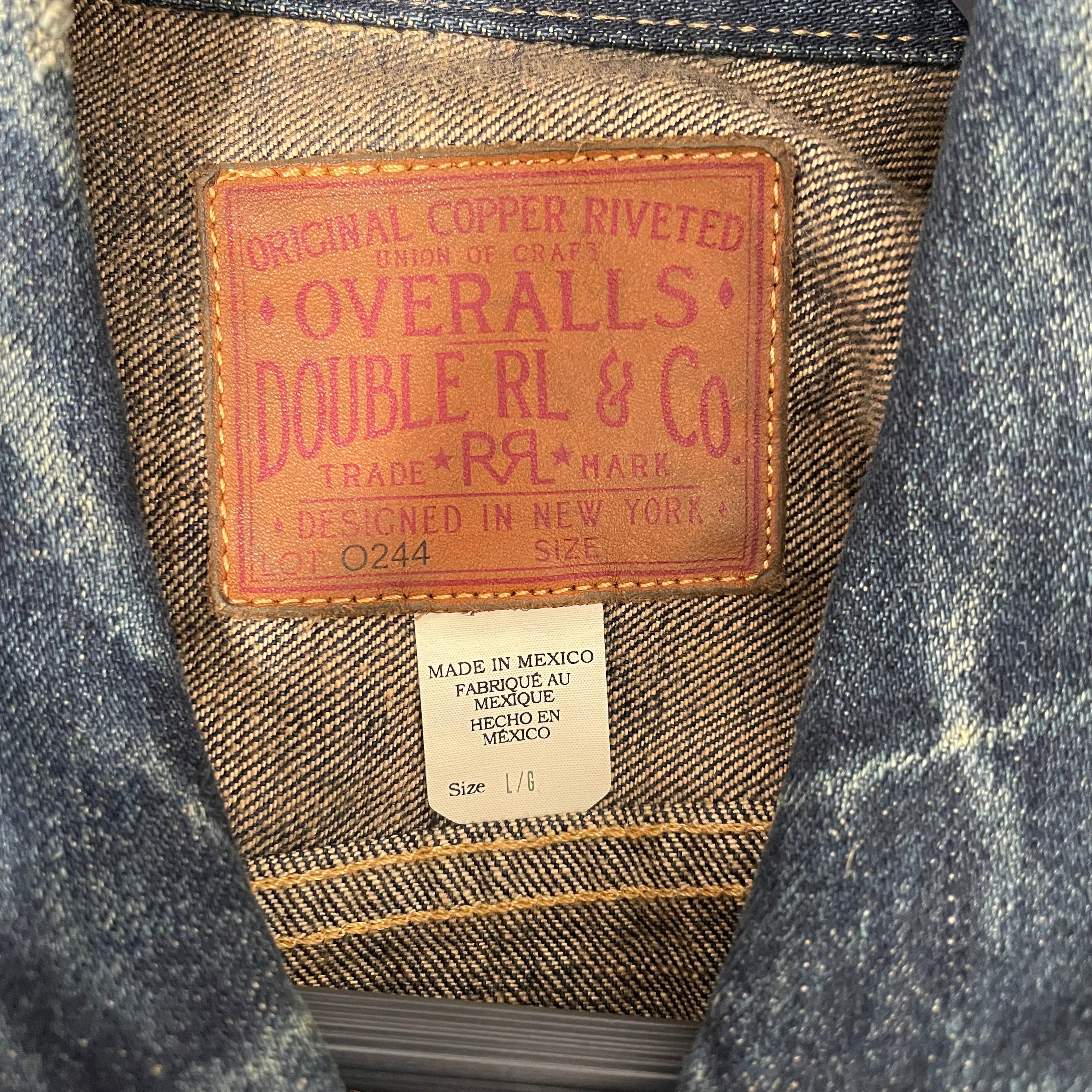 RRL/Denim Jkt/S/Denim/BLU/ view 3