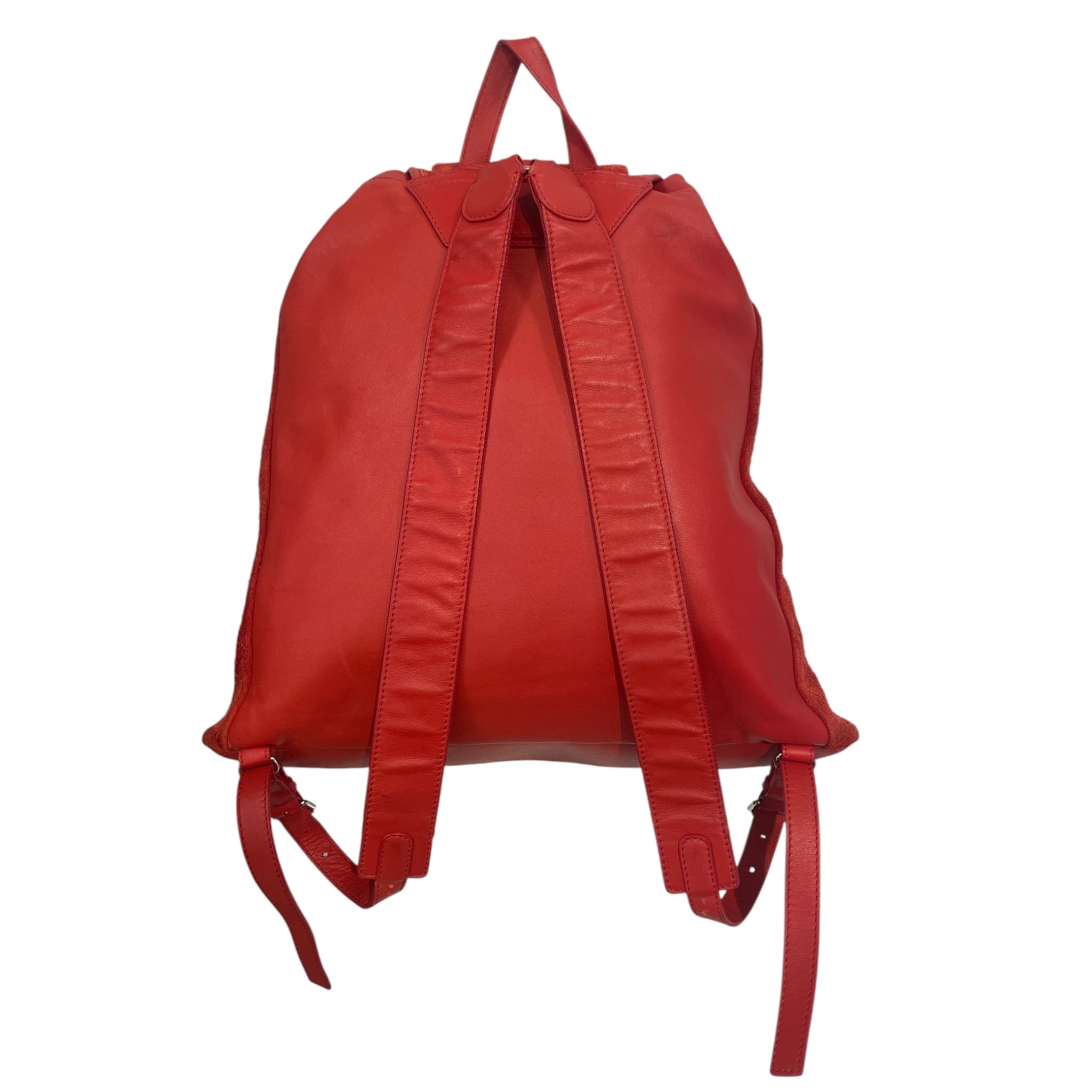 BALENCIAGA/Backpack/Fake Fur/RED/3401396410F002123 view 2