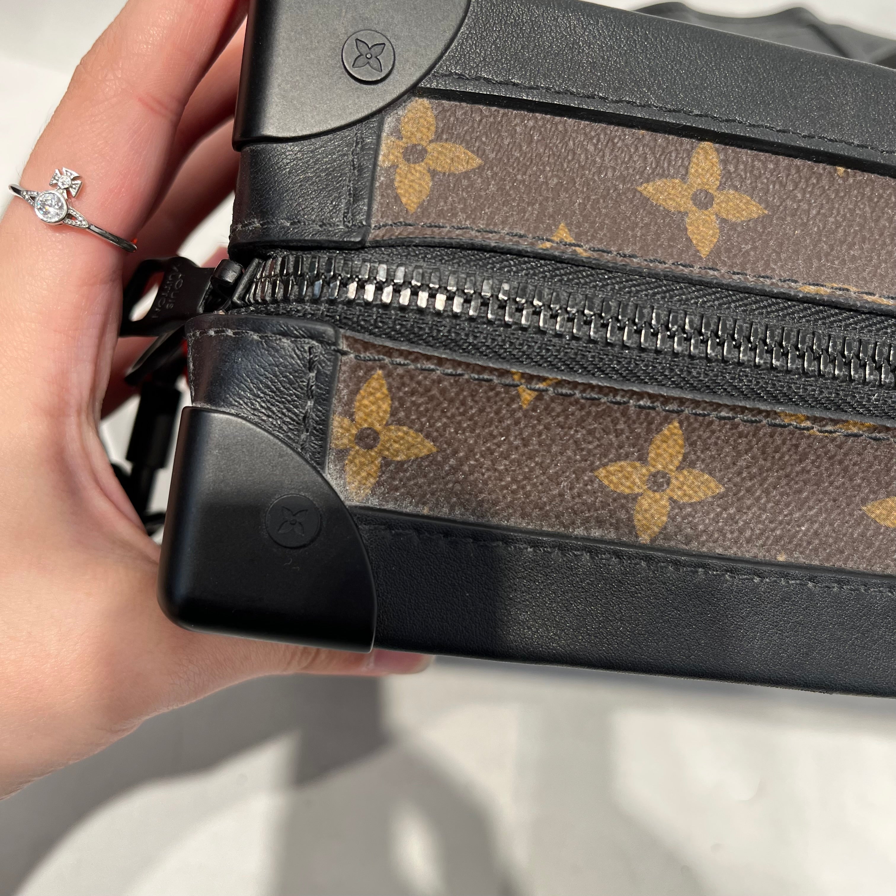 LOUIS VUITTON/Cross Body Bag/Monogram/Leather/BRW/SOLAR RAY SOFT TRUNK view 7