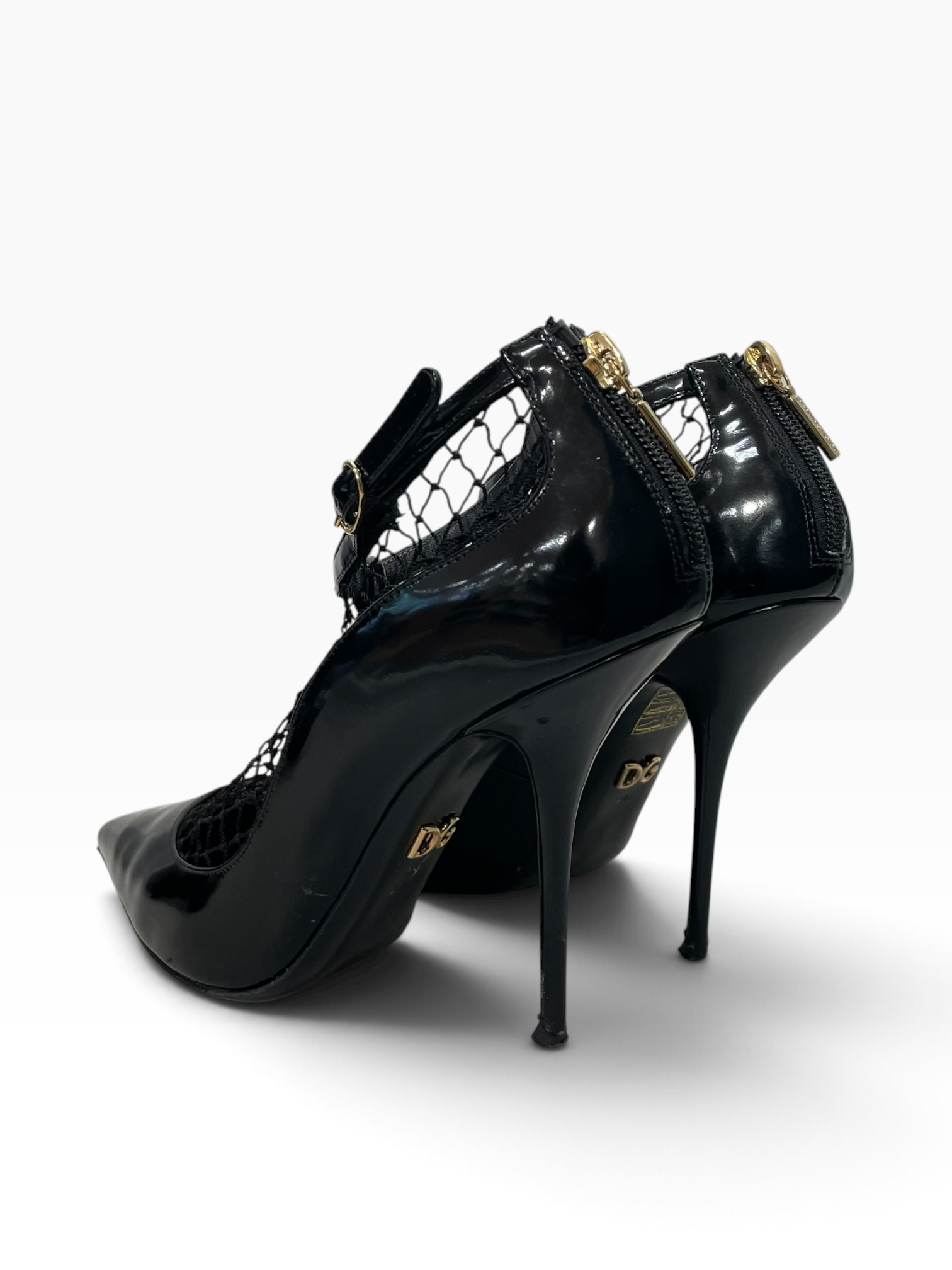 DOLCE&GABBANA/Heels/EU 39/Leather/BLK/ view 2