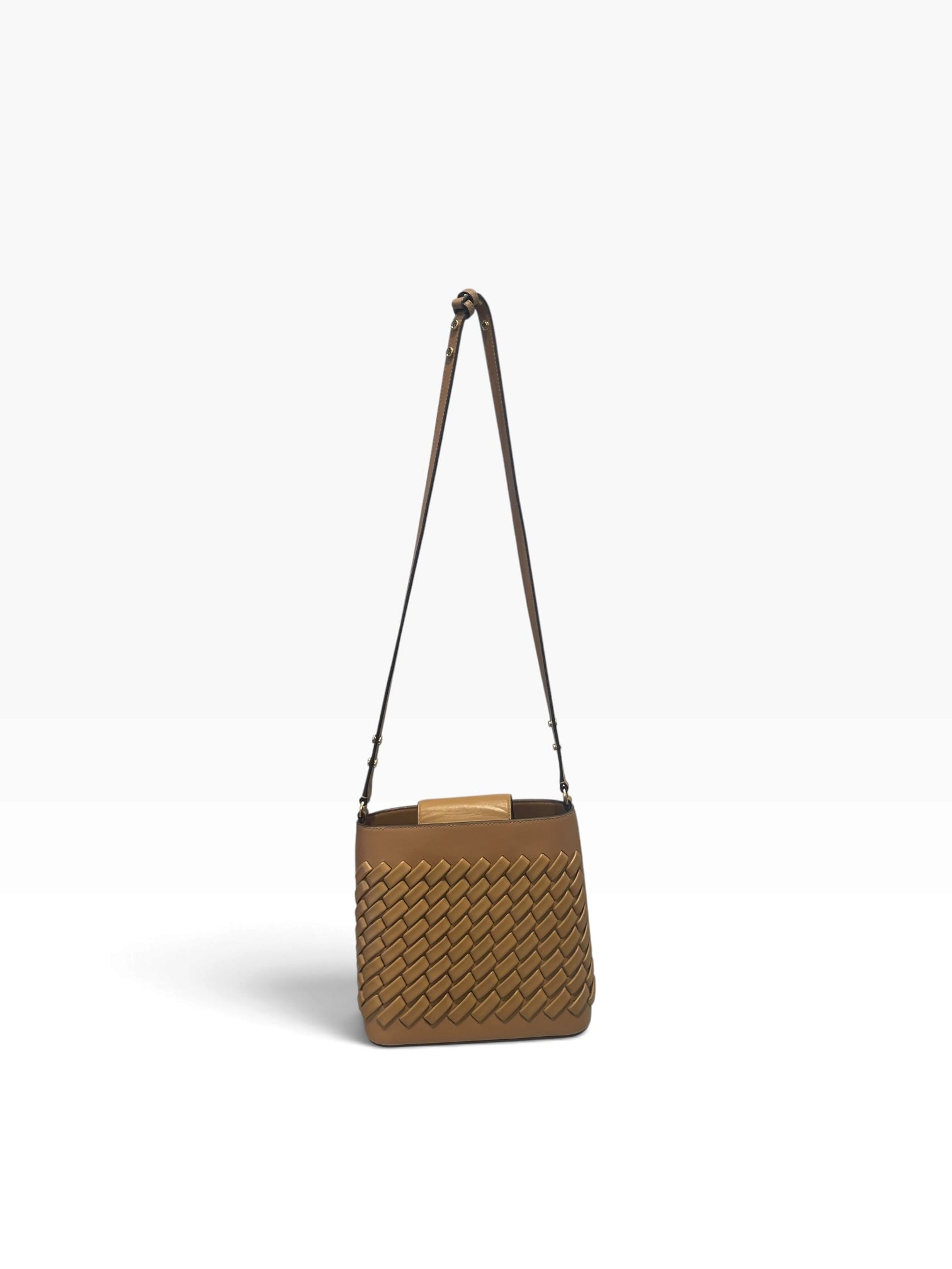 TORY BURCH/Basket Bag/Leather/CML/Emerson Woven view 2